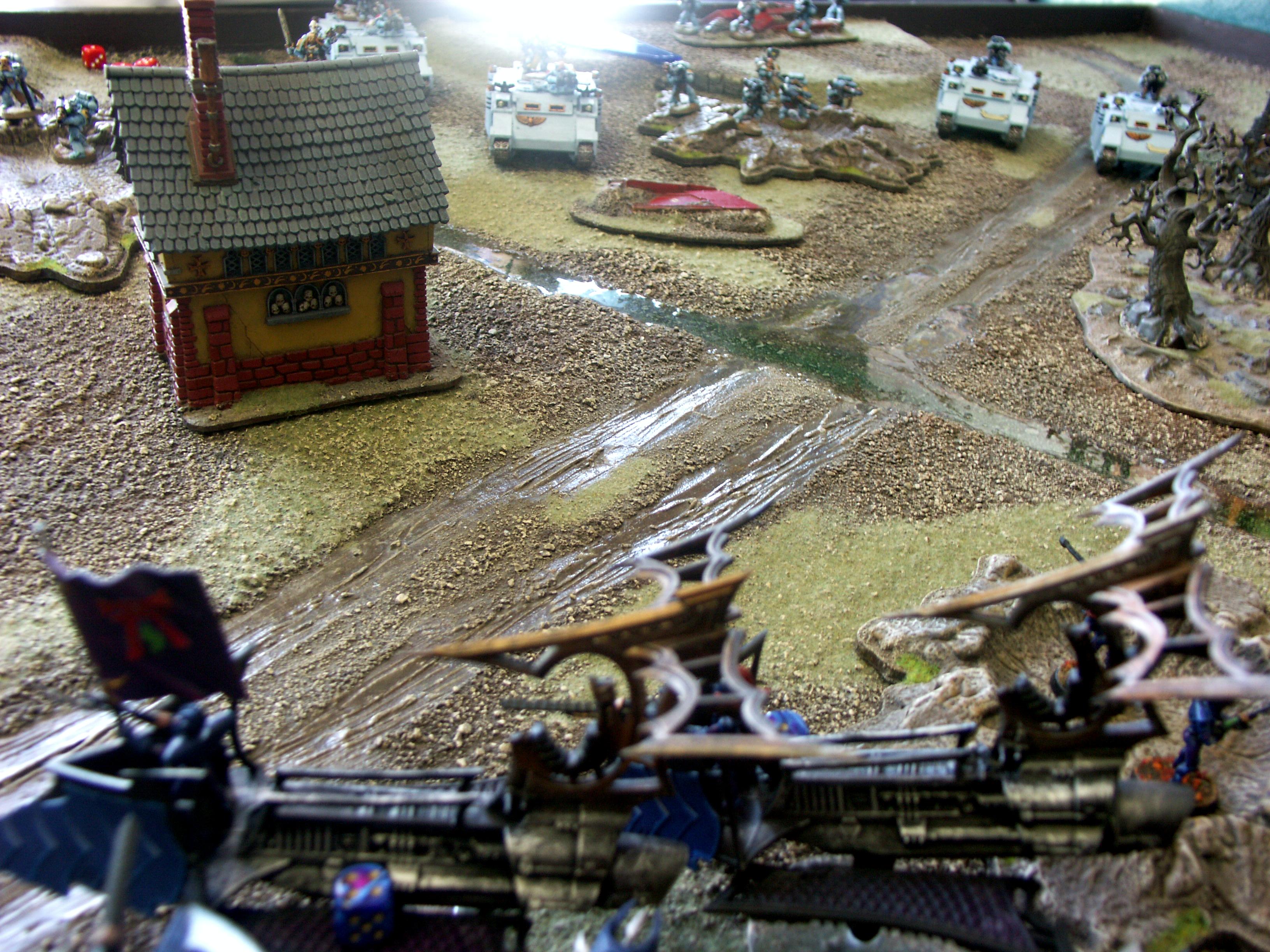 Battle Report, Chaos, Chaos Space Marines, Dark Eldar, De, Eldar, Space Marines, Space Wolves, Tourney