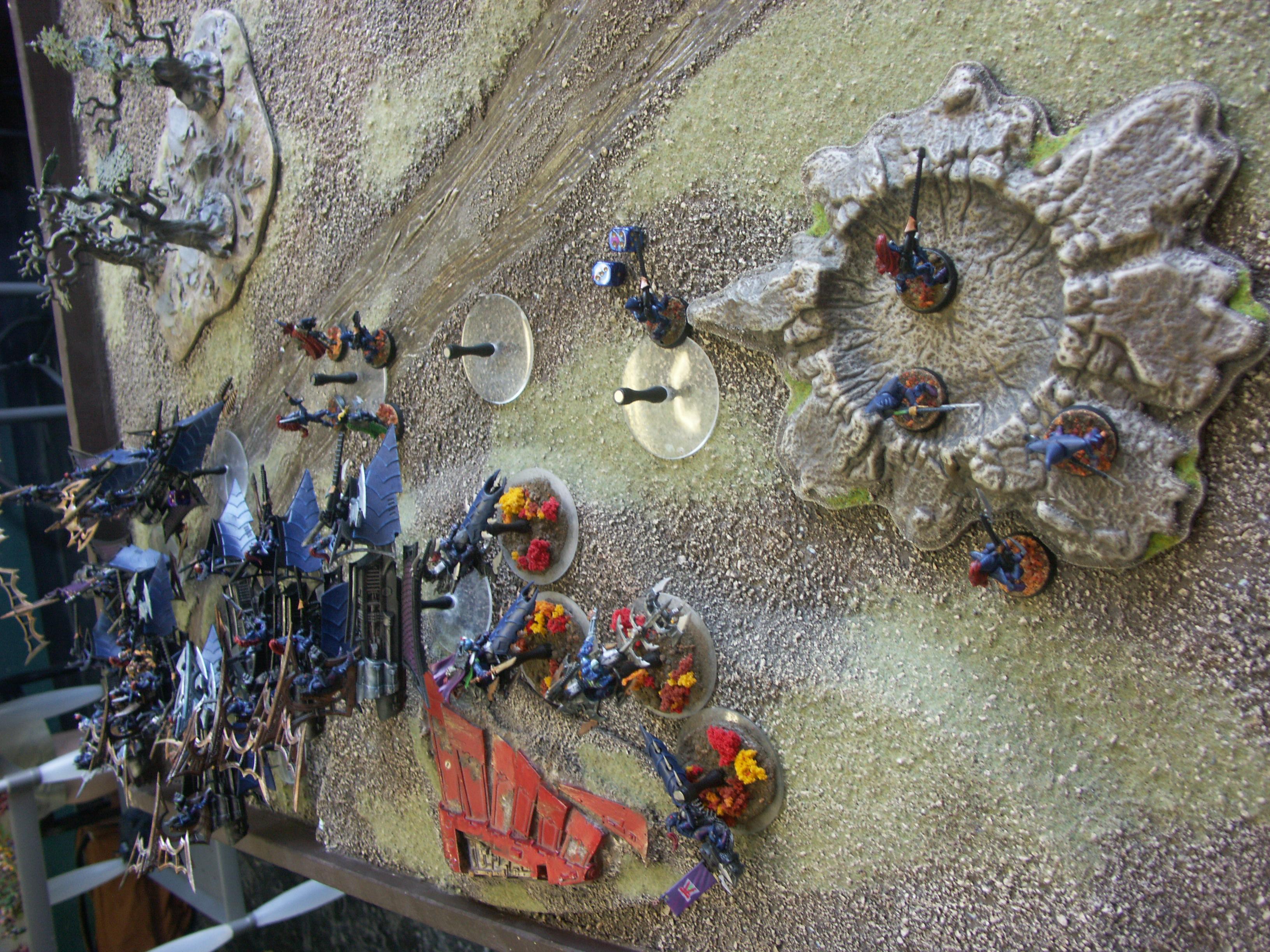 Battle Report, Chaos, Chaos Space Marines, Dark Eldar, De, Eldar, Space Marines, Space Wolves, Tourney