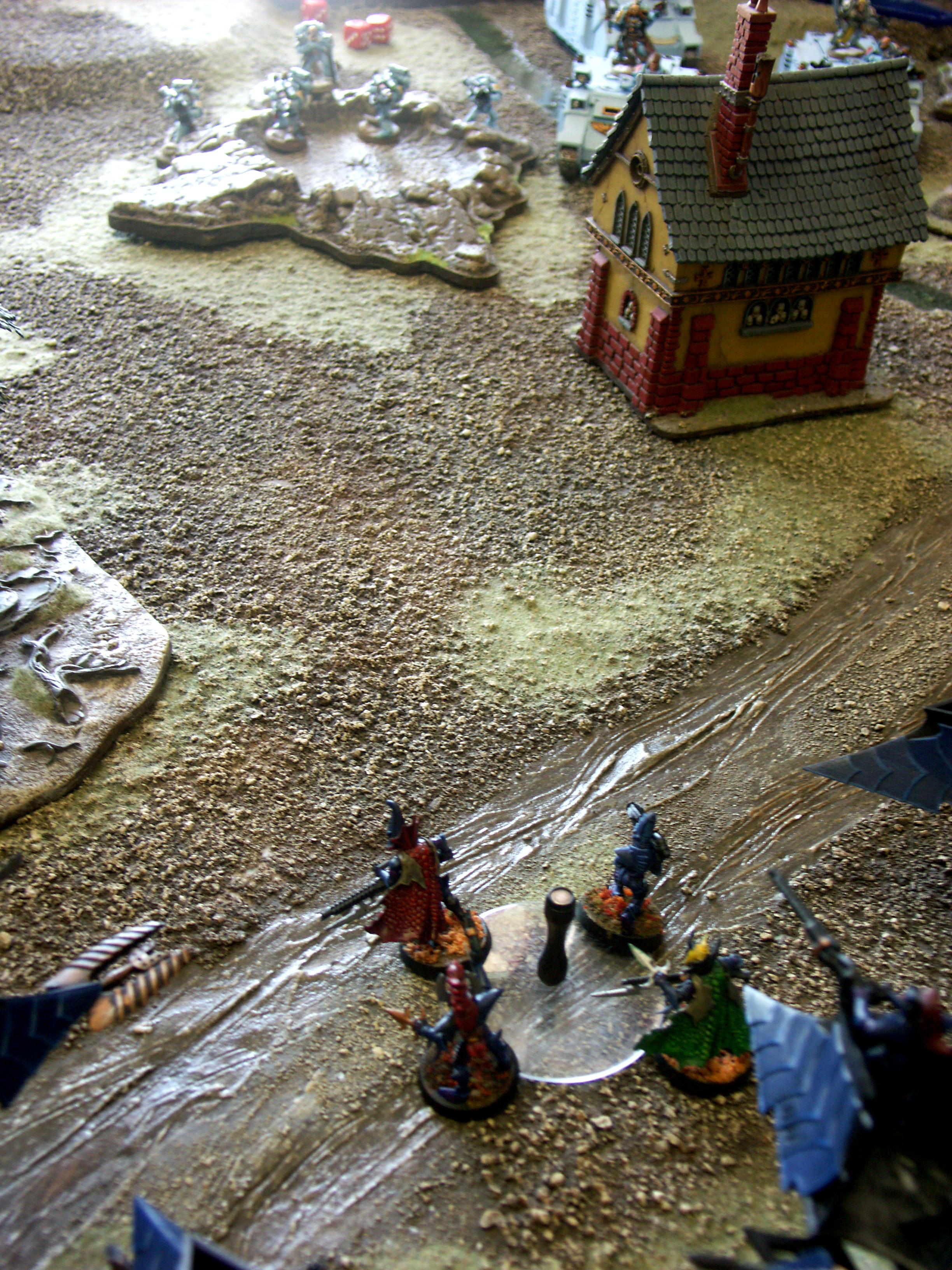 Battle Report, Chaos, Chaos Space Marines, Dark Eldar, De, Eldar, Space Marines, Space Wolves, Tourney