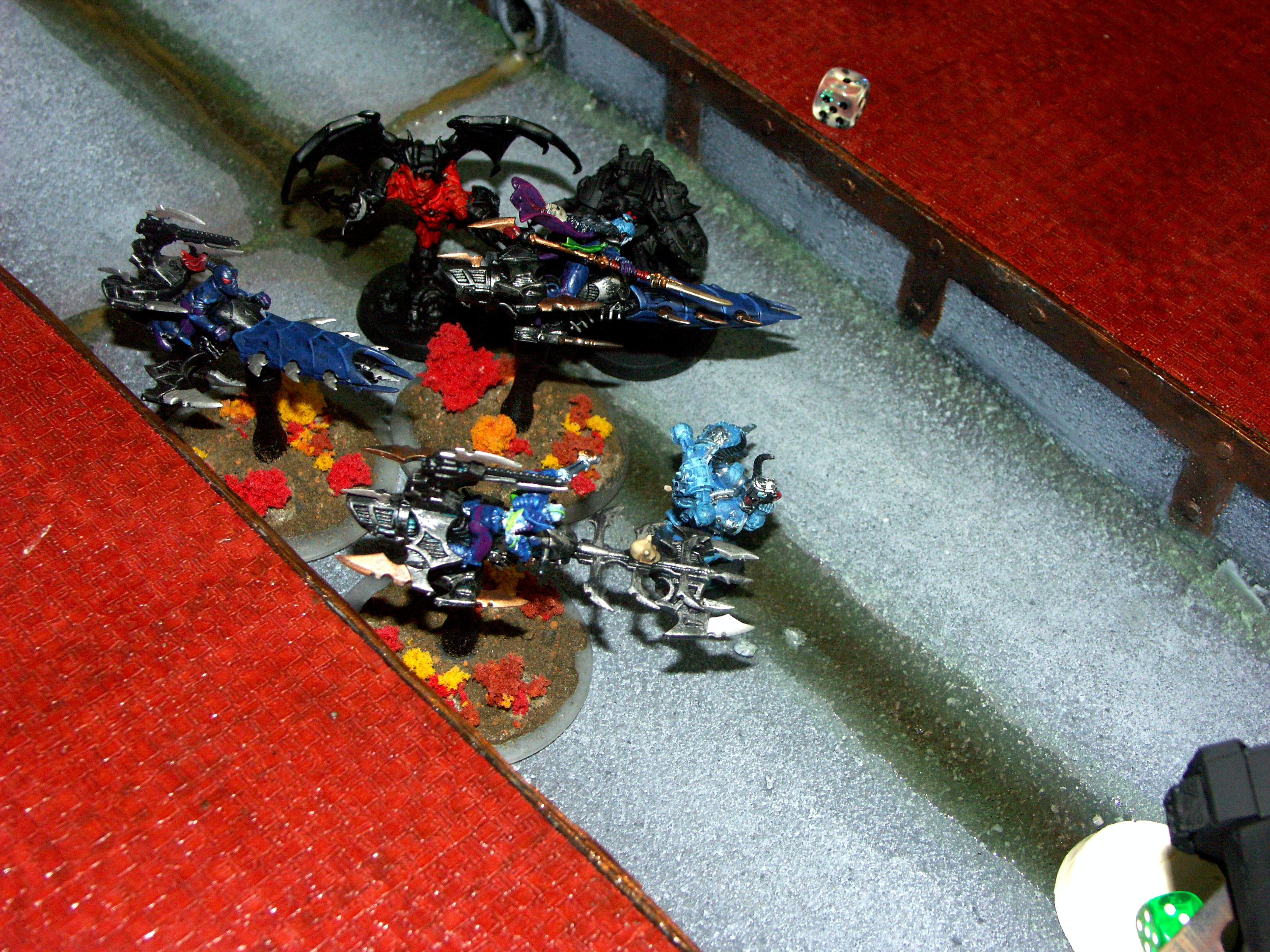 Battle Report, Chaos Space Marines, Dark Eldar, De, Rtt, Space Marines, Space Wolves