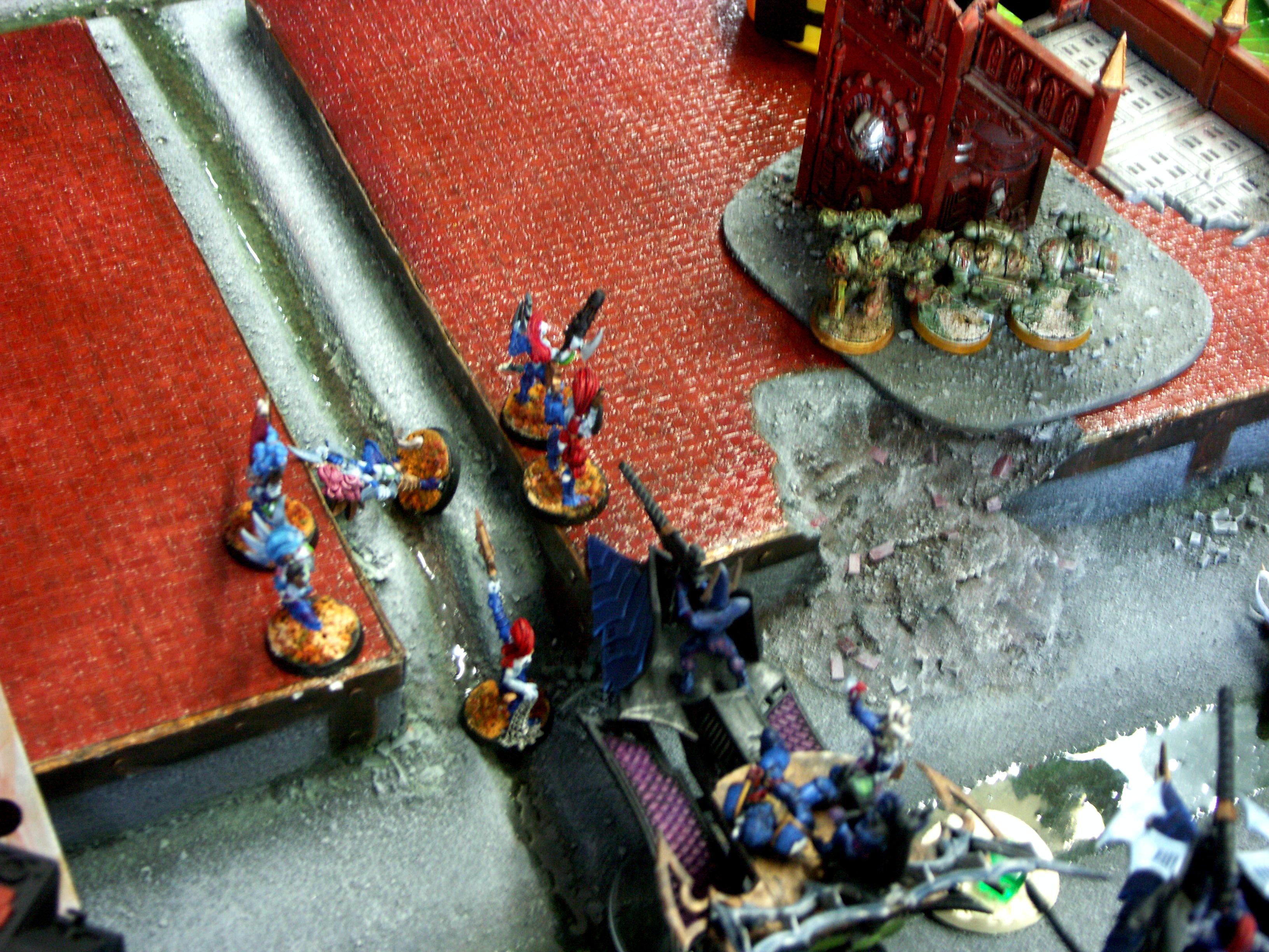 Battle Report, Chaos Space Marines, Dark Eldar, De, Rtt, Space Marines, Space Wolves