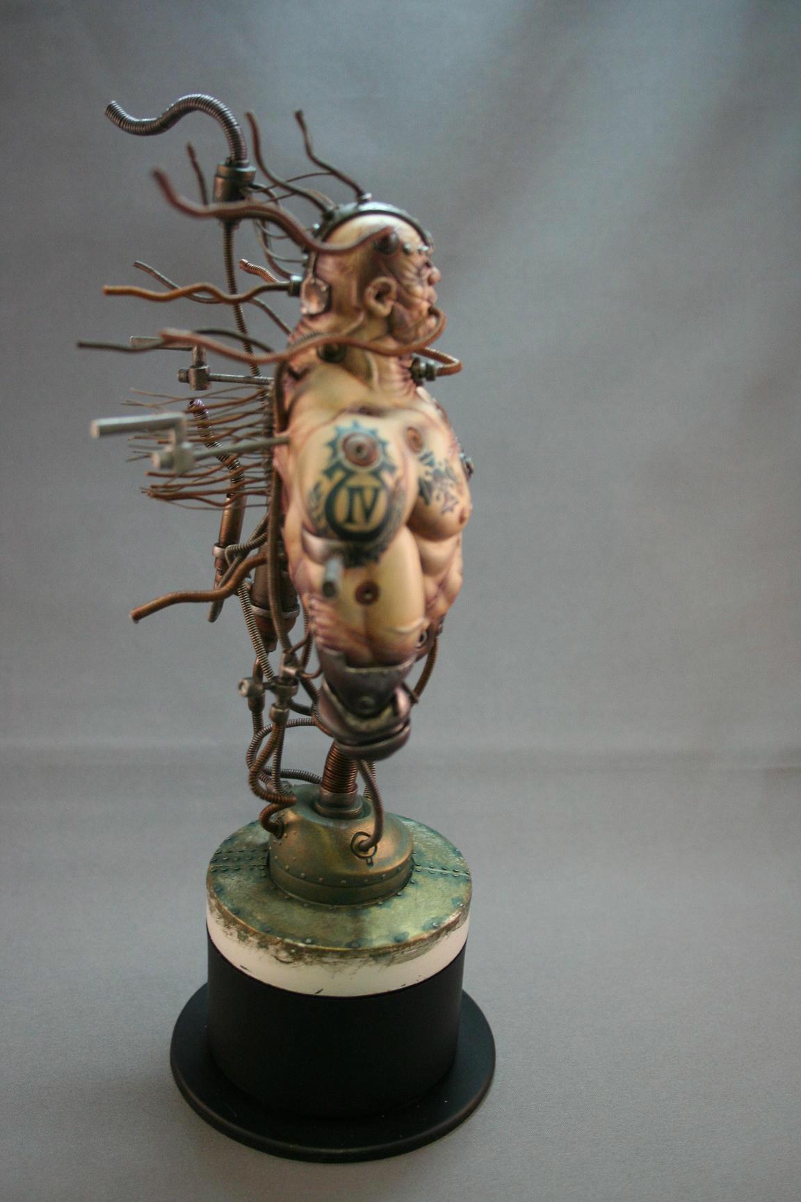 Awesome, Bust, Cyborg, Dreadnought, Sculpting, Space Marines, Ultramarines