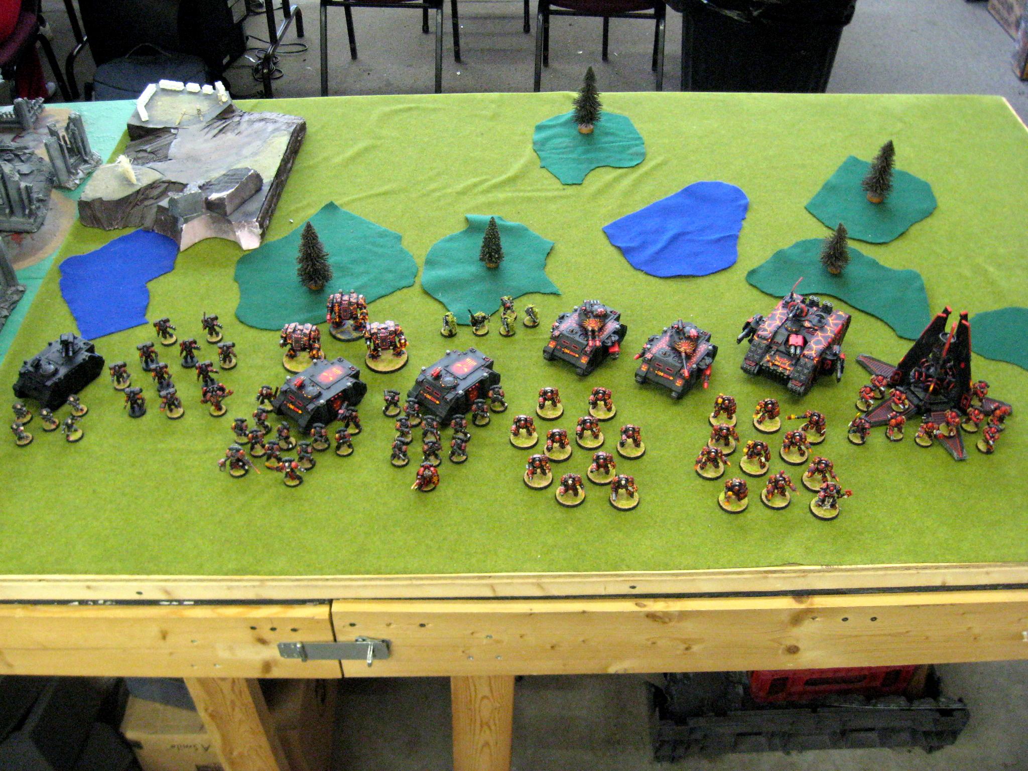 Chapter, Custom, Dreadnought, Land Raider, Predator, Rhino, Salamanders, Space Marines, Tactical, Terminator Armor, Vanilla, Vulkan