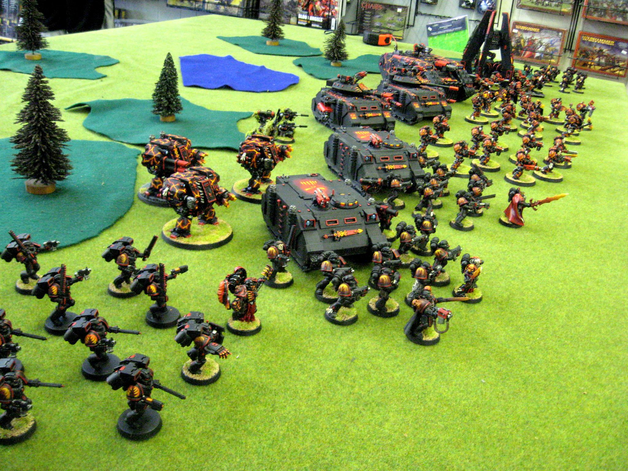 Chapter, Custom, Dreadnought, Land Raider, Predator, Rhino, Salamanders, Space Marines, Tactical, Terminator Armor, Vanilla, Vulkan