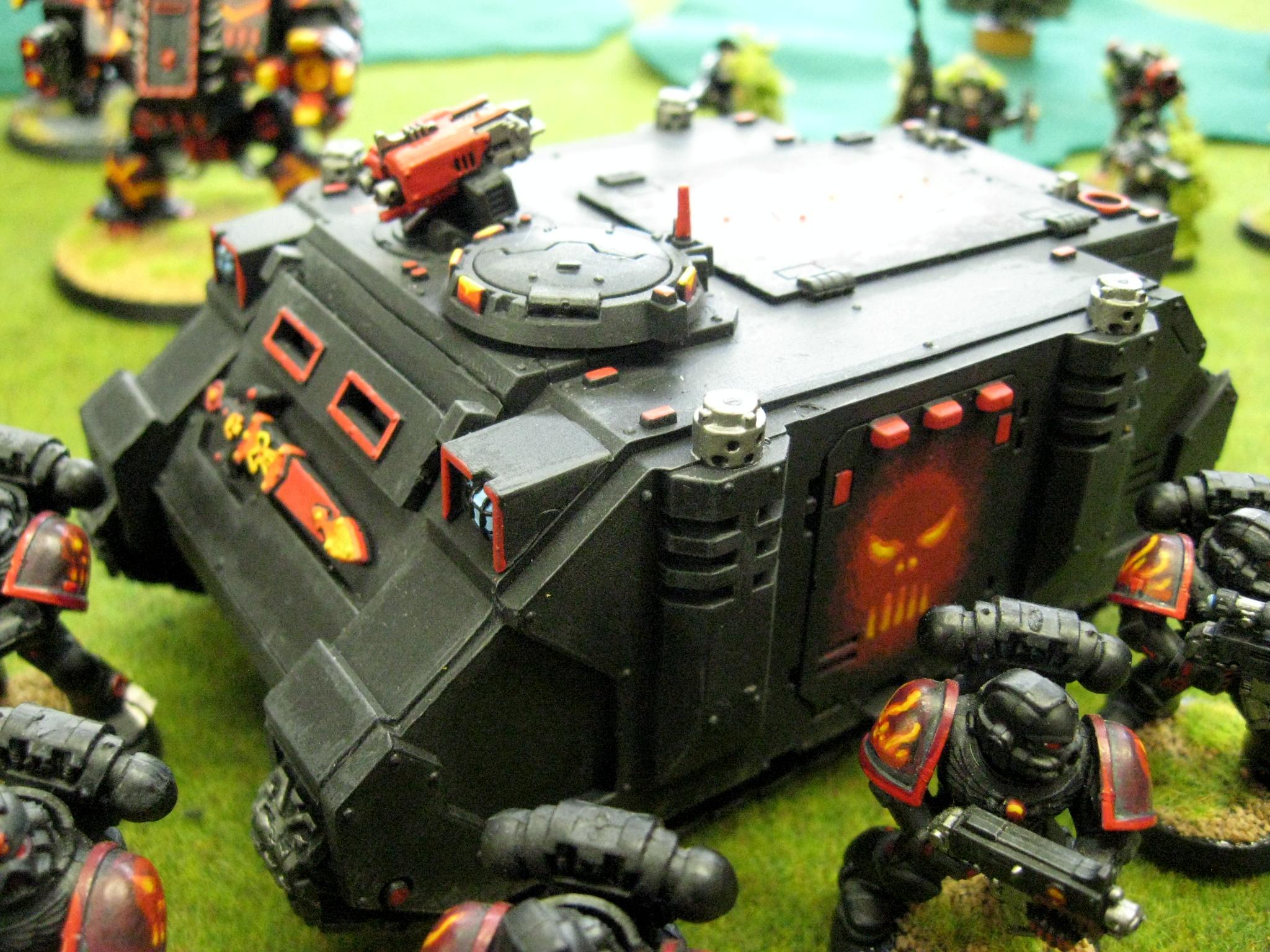 Chapter, Custom, Dreadnought, Land Raider, Predator, Rhino, Salamanders, Space Marines, Tactical, Terminator Armor, Vanilla, Vulkan
