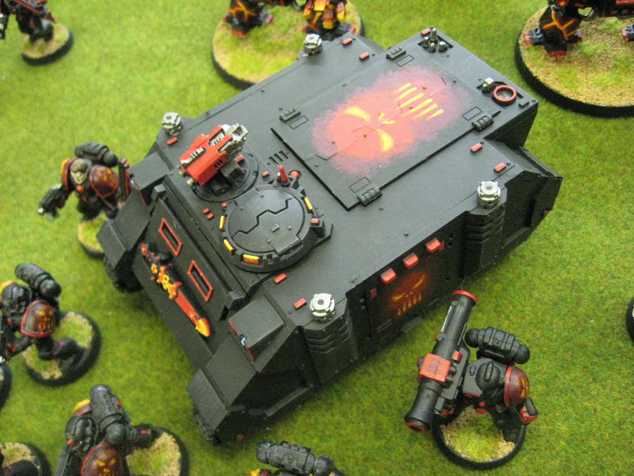 Chapter, Custom, Dreadnought, Land Raider, Predator, Rhino, Salamanders, Space Marines, Tactical, Terminator Armor, Vanilla, Vulkan