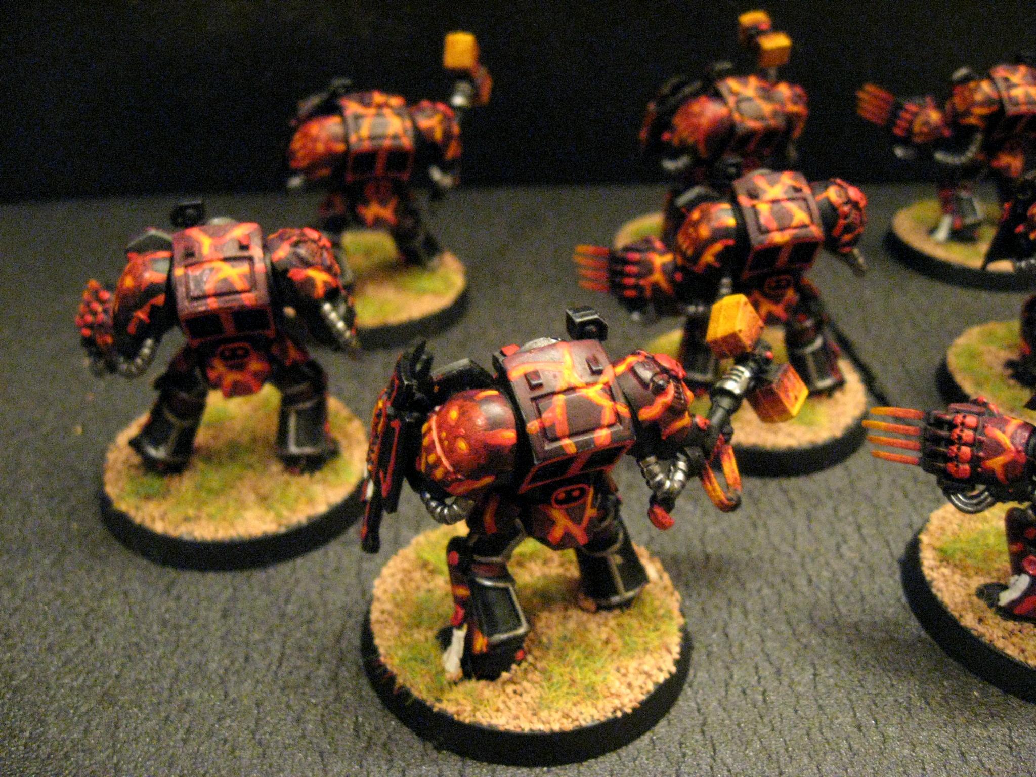 Chapter, Custom, Land Raider, Predator, Rhino, Salamanders, Space Marines, Tactical, Terminator Armor, Terminator Assault Squad, Vanilla, Vulkan