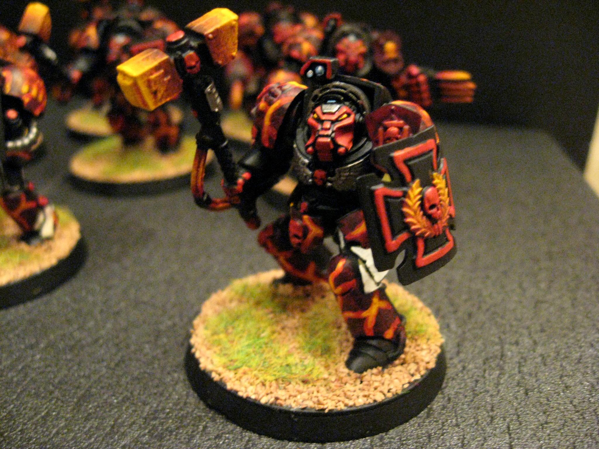 Chapter, Custom, Dreadnought, Land Raider, Predator, Rhino, Salamanders, Space Marines, Tactical, Terminator Armor, Vanilla, Vulkan