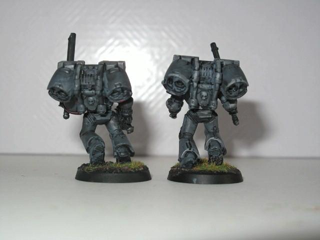 Assualt Marine Squad, Assualt Squad, Grey Ravens, Painted, Raven Guard, Saltoric, Space Marines, Warhammer 40,000