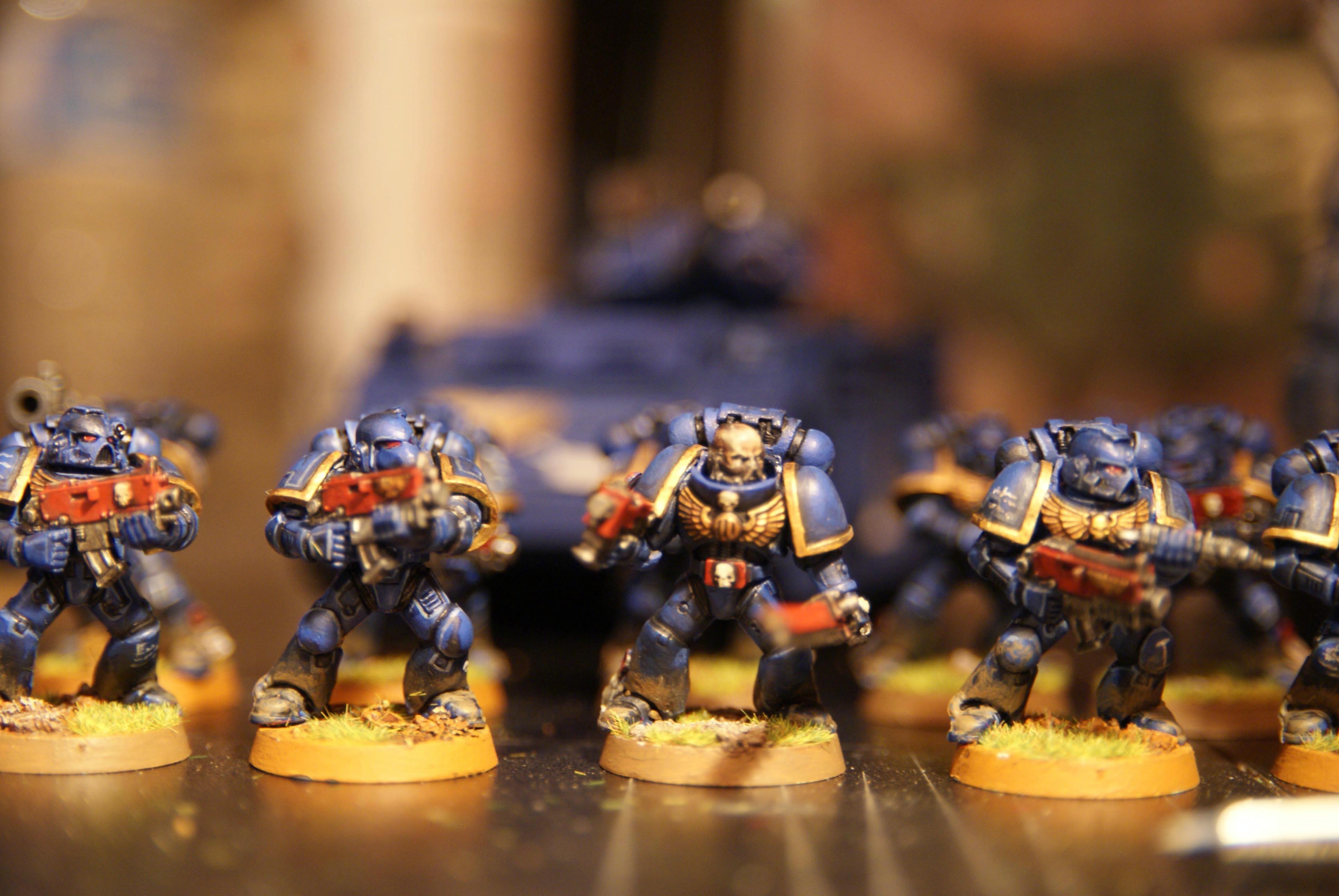 Space Marines, Tactical Swuad, Troops, Ultramarines