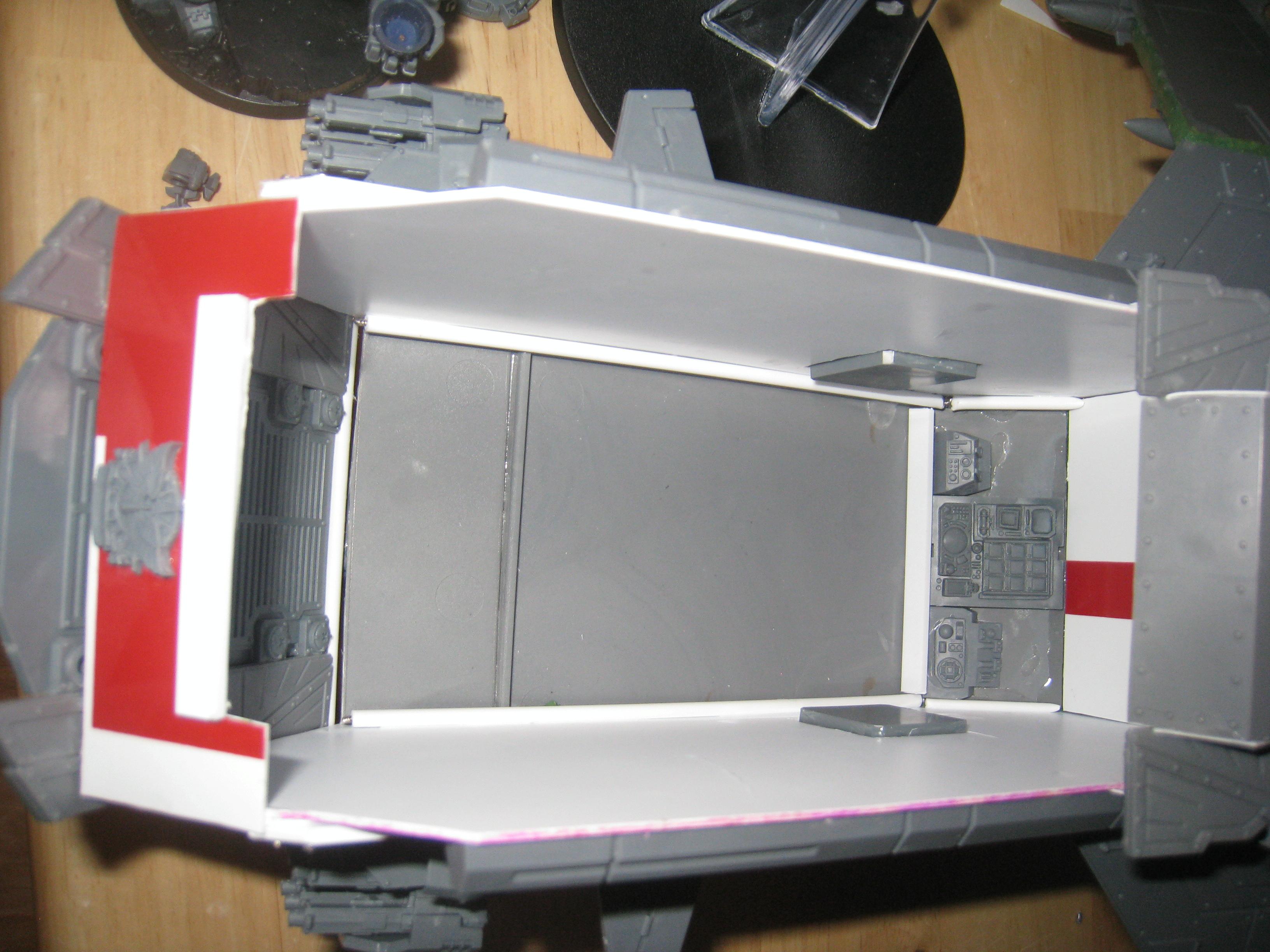 working on the interior right now