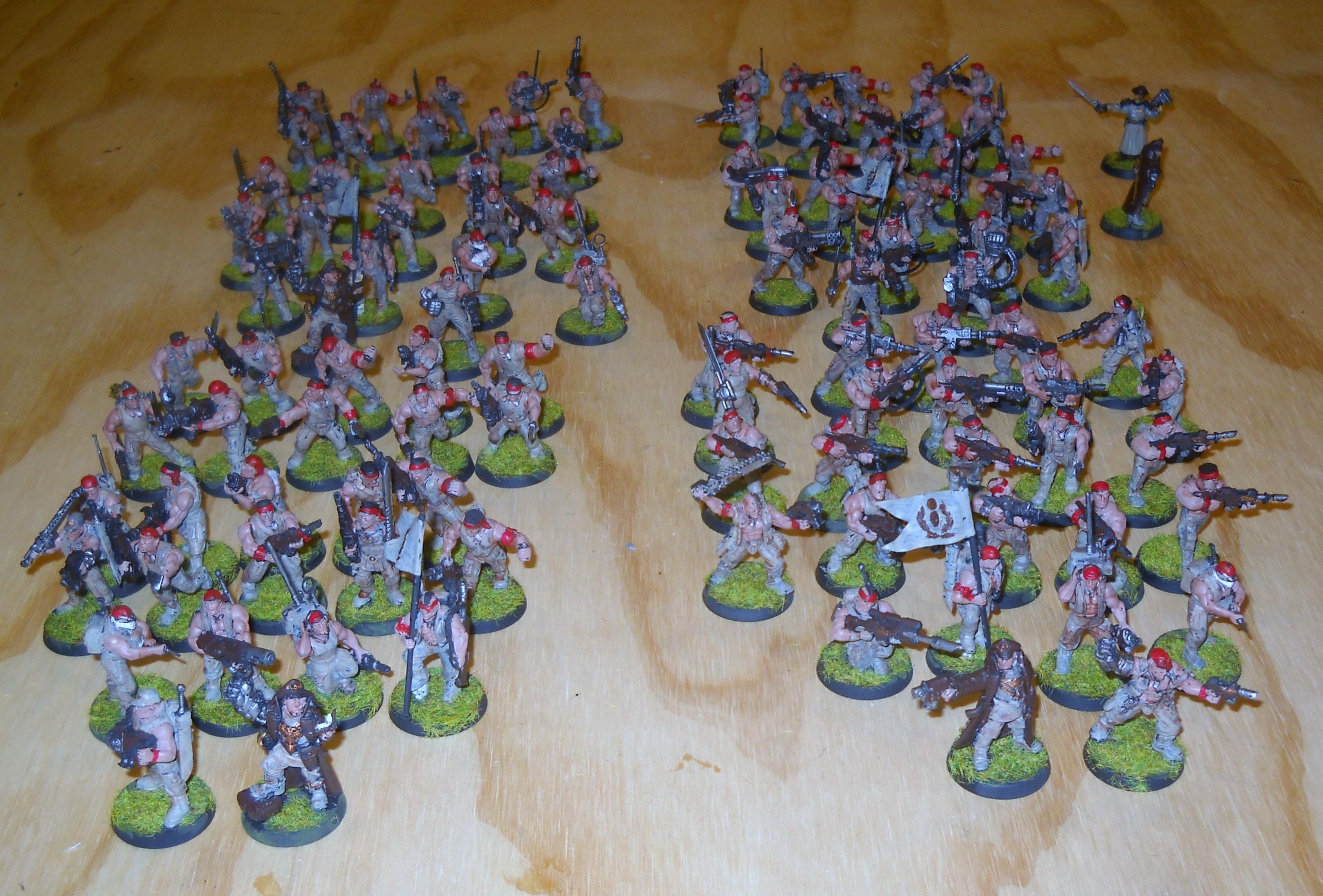 Imperial Guard, 4 Platoons of Infantry