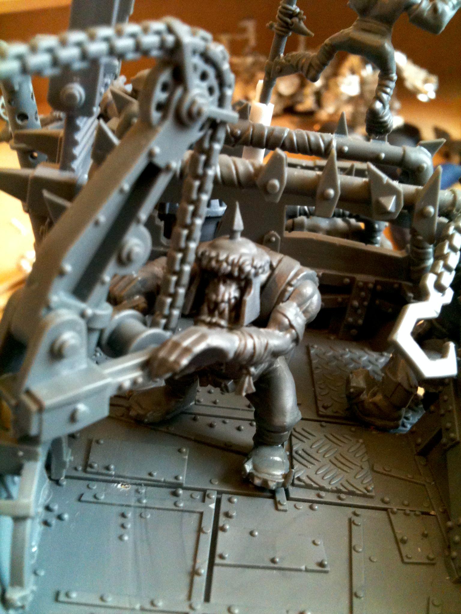 Da Dark Angelz, Orks, Trukk, Wreck'in Ball