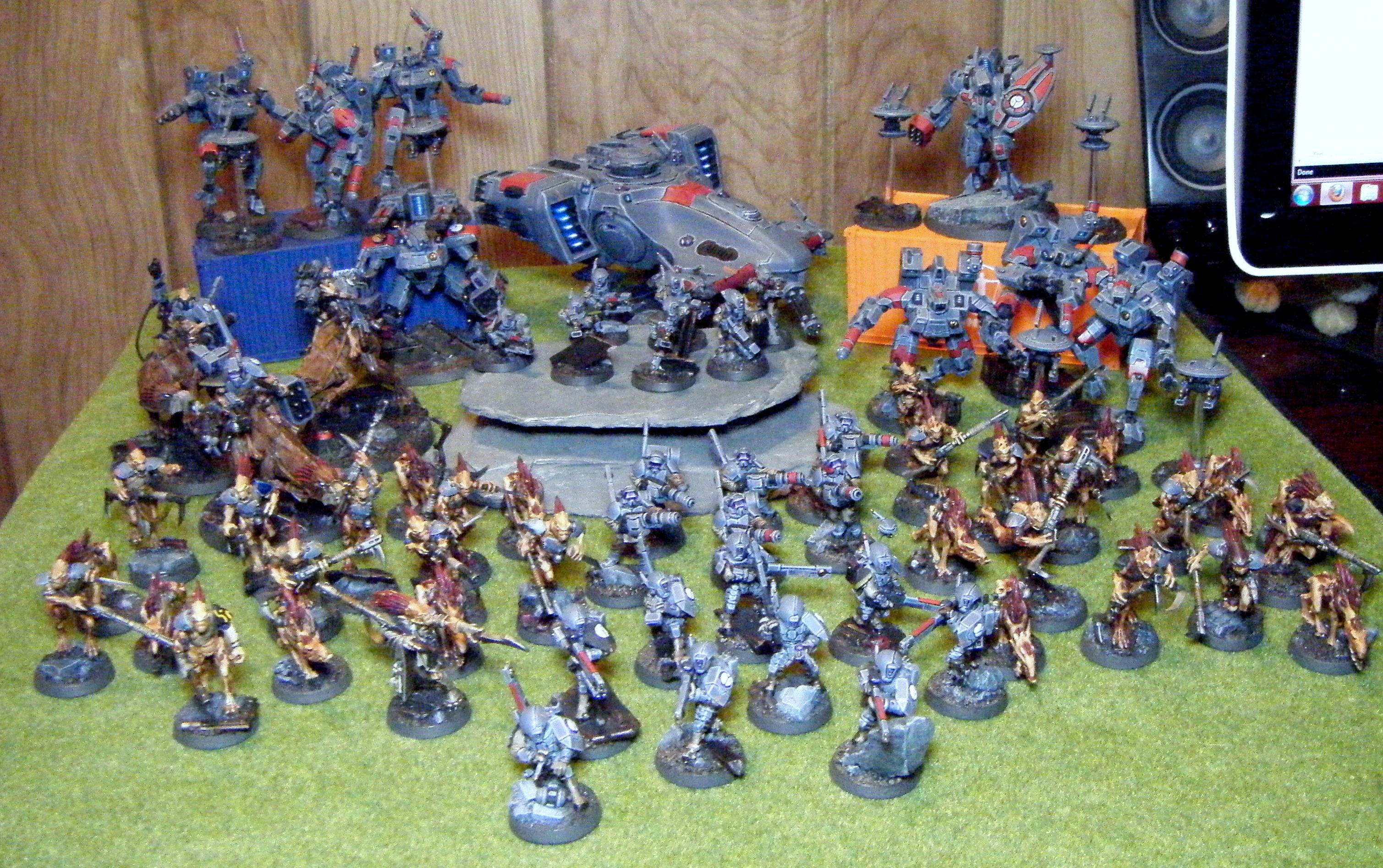 Kroot, Tau, ARC-16's (Almost Done!)