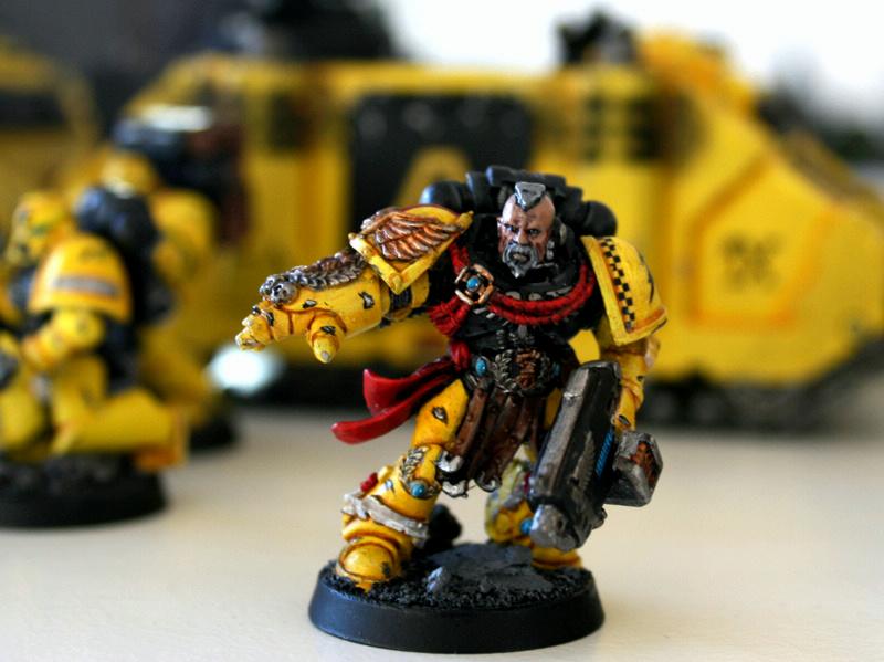 Marines Malevolent, Powerfist Sergeant, Space Marines, Sternguard