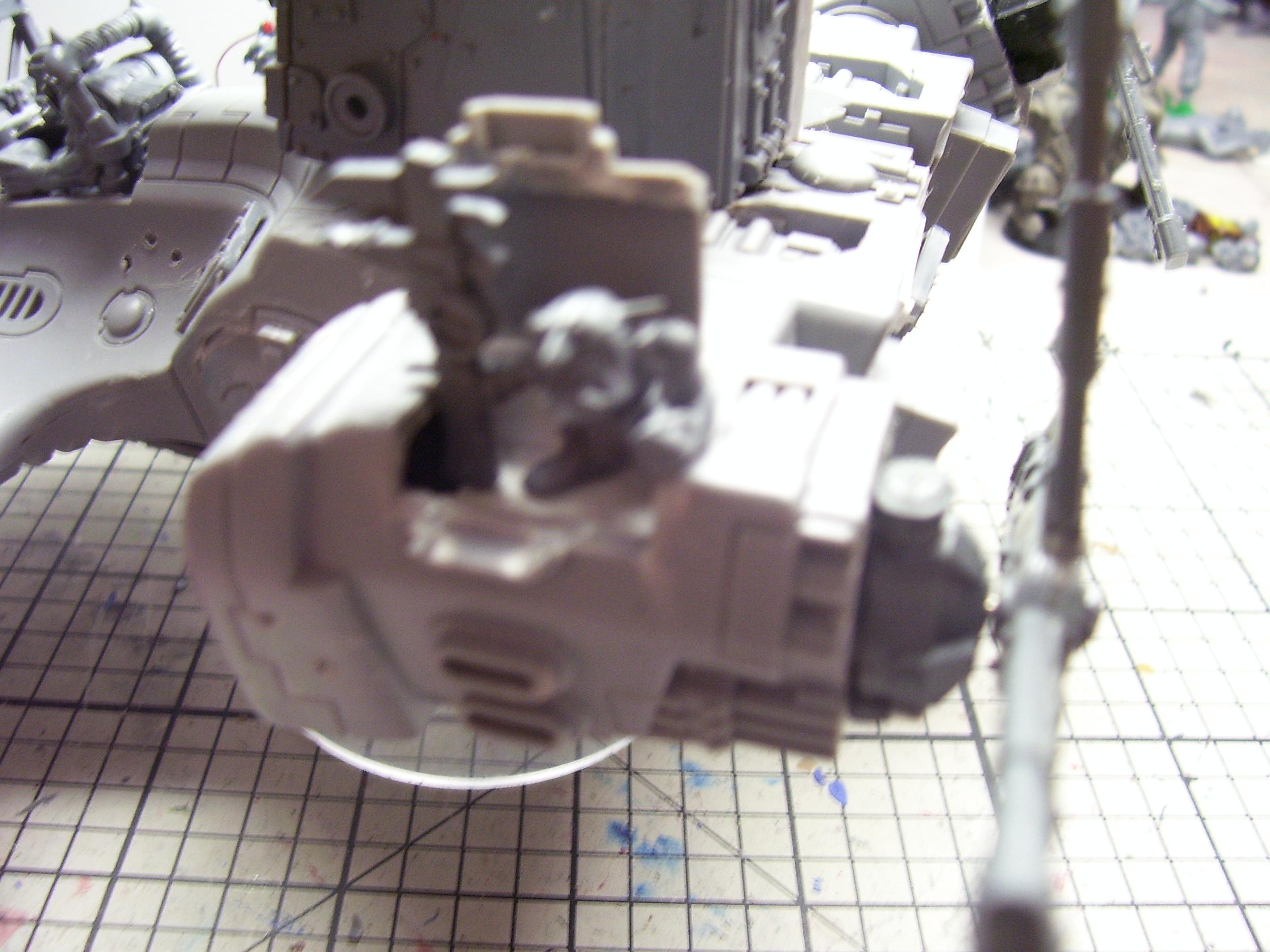 grot working onthe engine (sorry, picture came out blurry)