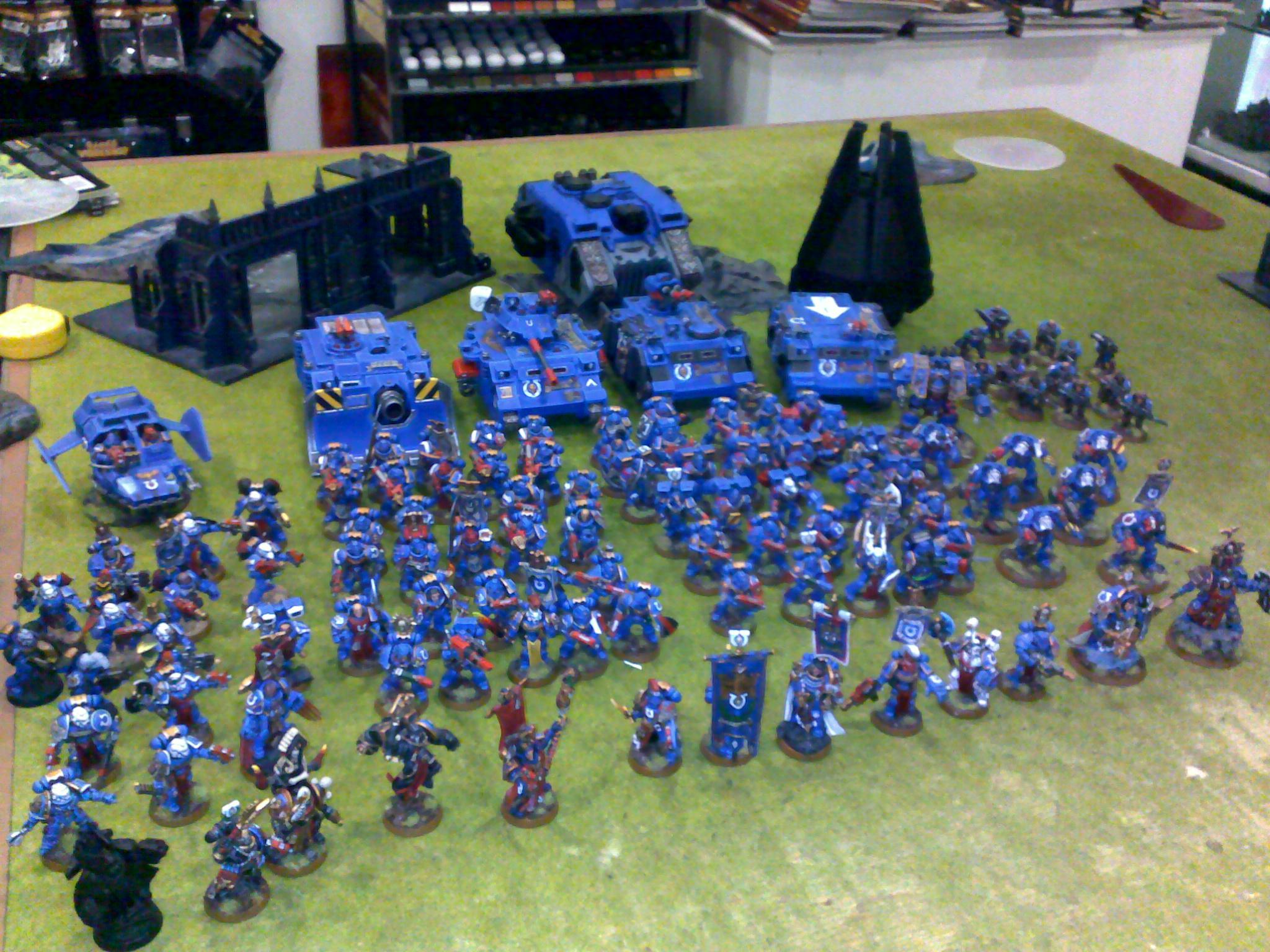 Army, Blue, Smurfs, Ultramarines