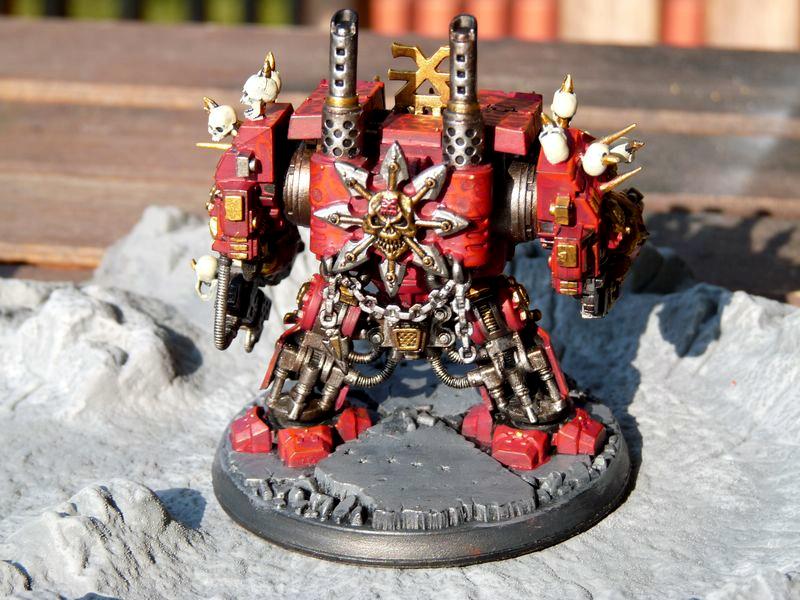 Chaos, Chaos Space Marines, Conversion, Dreadnought, Khorne, Warhammer 40,000