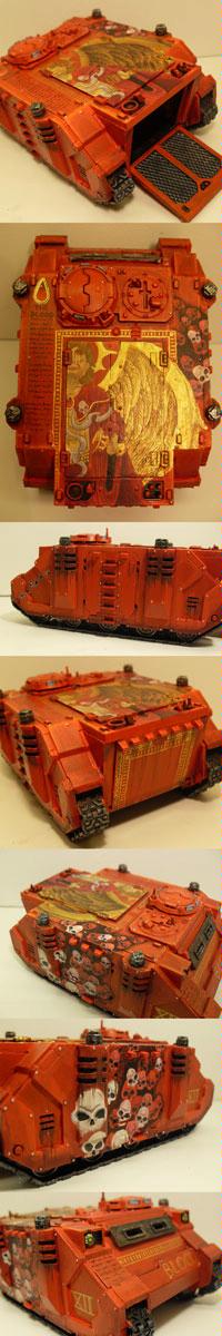 Blood Angels, Freehand, Rhino, Space Marines