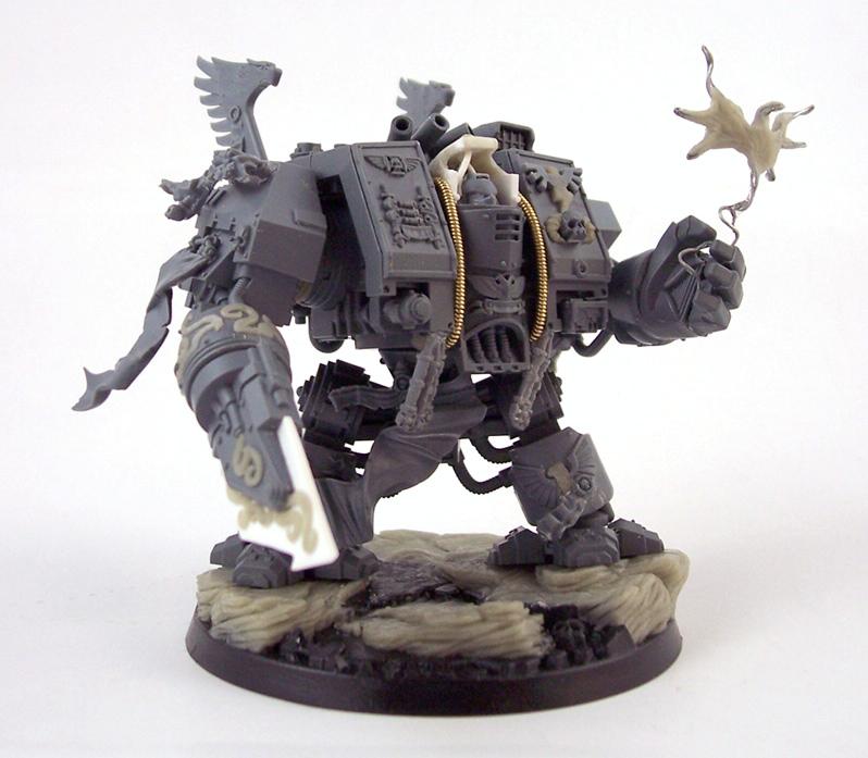 Blooad Angels, Conversion, Librarian Dreadnought, S Dreadnought, Space Marines, Warhzmmer 40k