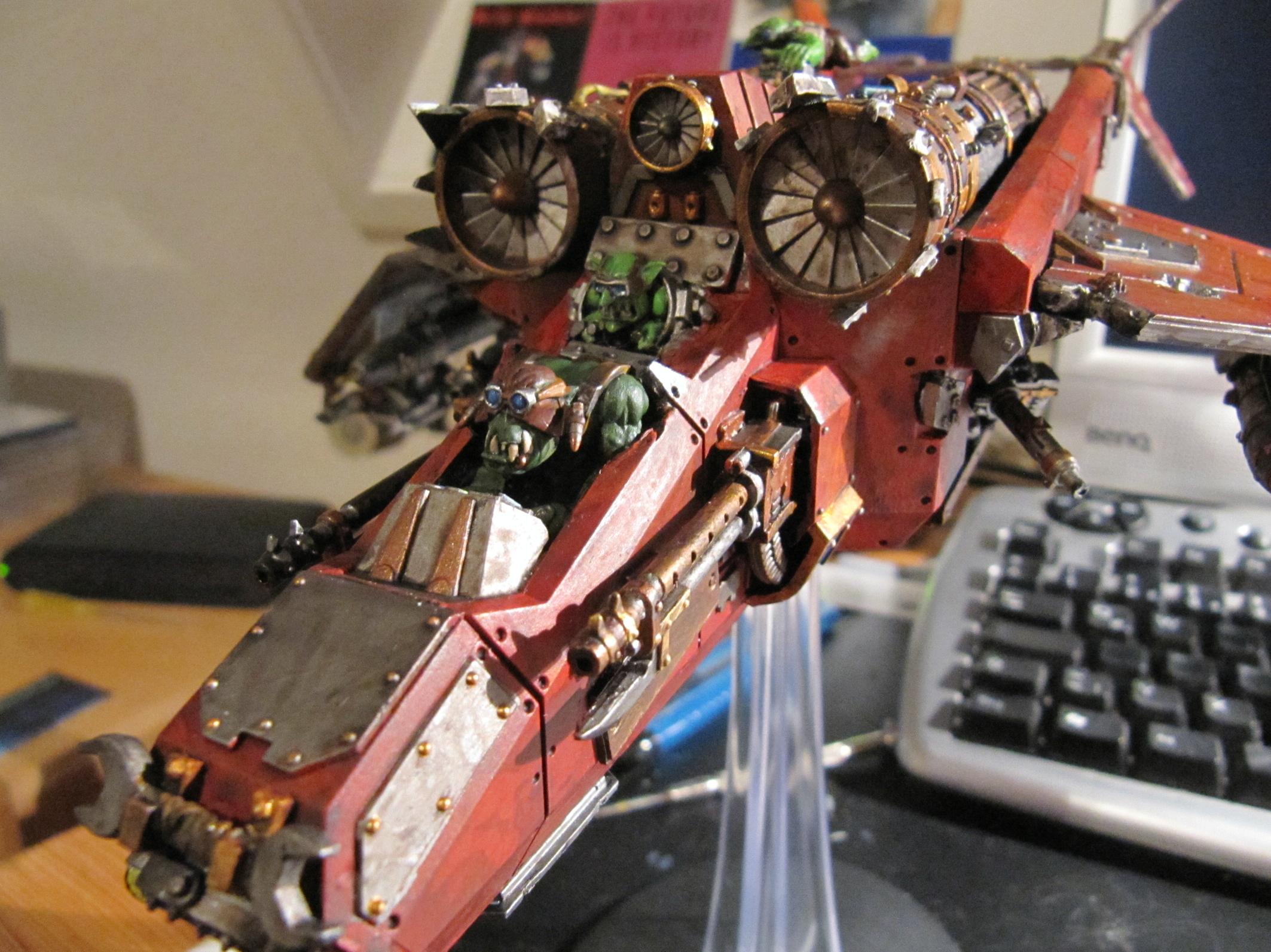 Looted Valkyrie, Orks, Valkyrie, Warhammer 40,000