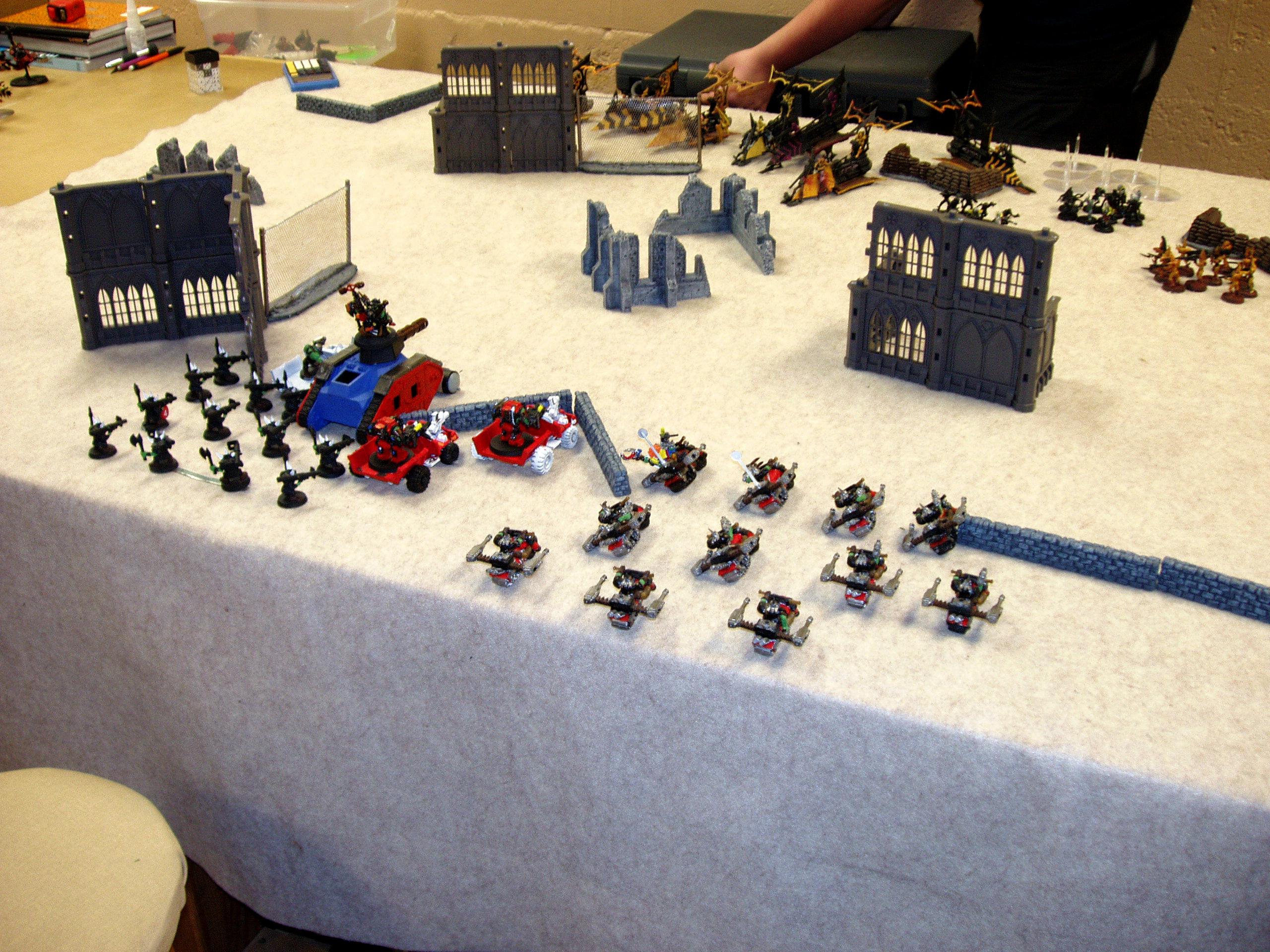 Daemons, Dark Eldar, Orks