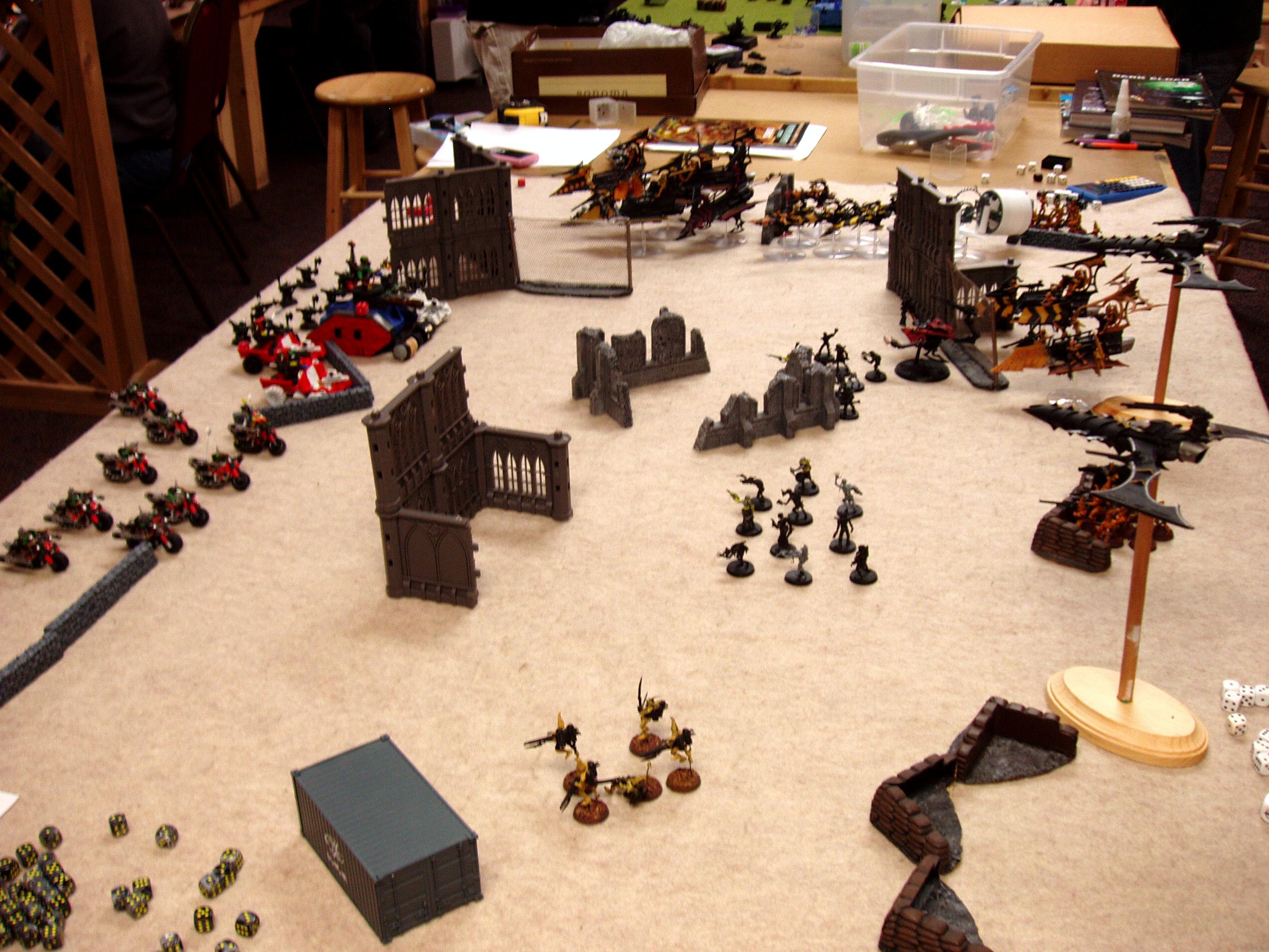 Daemons, Dark Eldar, Orks
