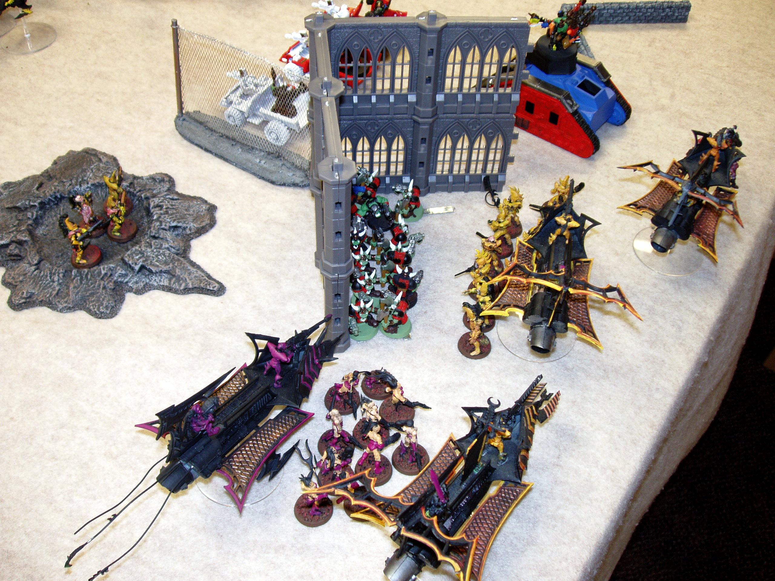 Daemons, Dark Eldar, Orks