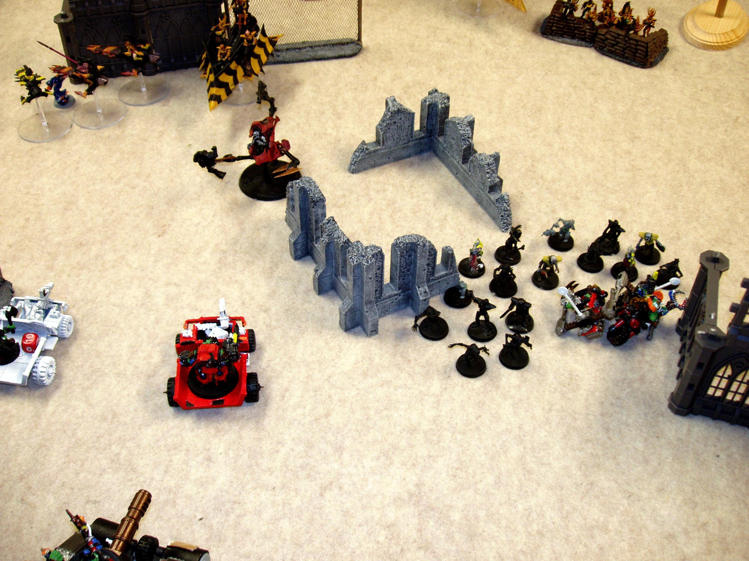 Daemons, Dark Eldar, Orks