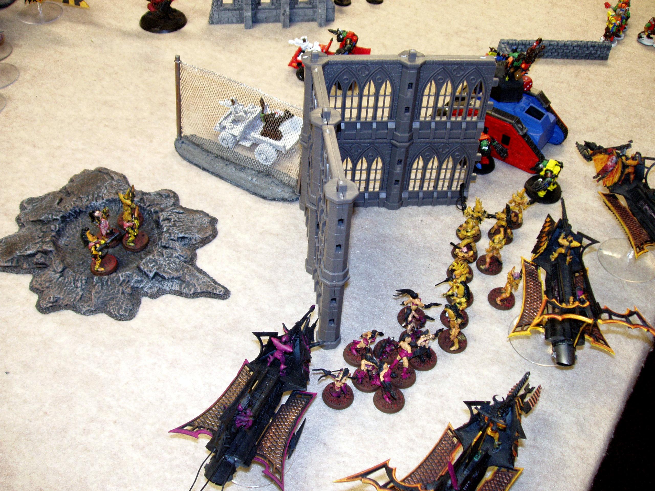 Daemons, Dark Eldar, Orks
