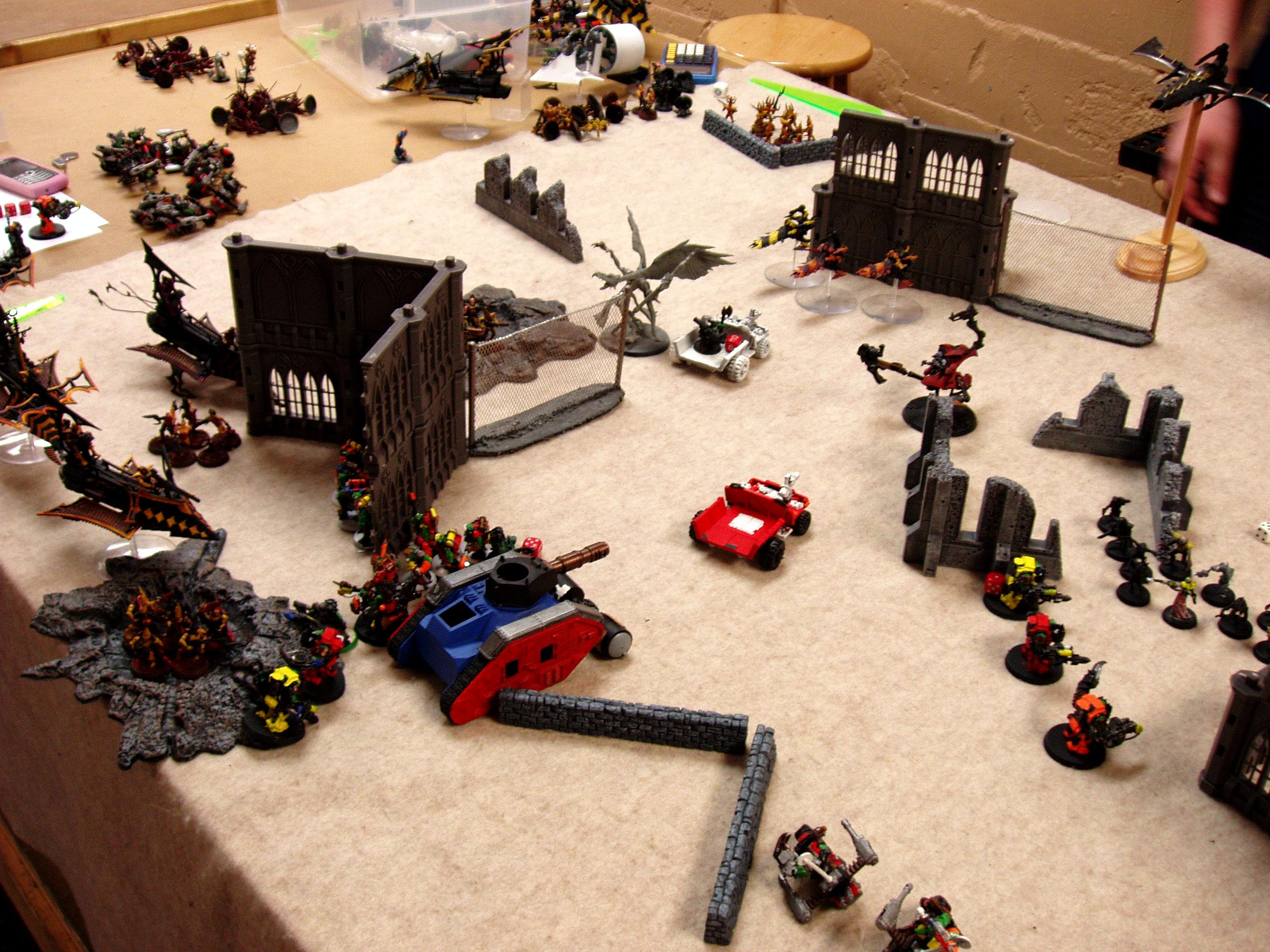 Daemons, Dark Eldar, Orks