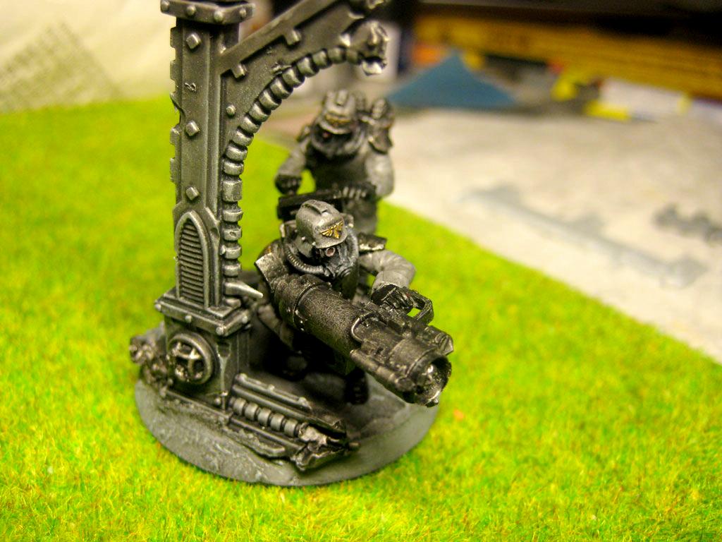 Death Korps of Krieg, Heavy Weapon Team, Imperial Guard, Mole Launcher, Rocket Launcher