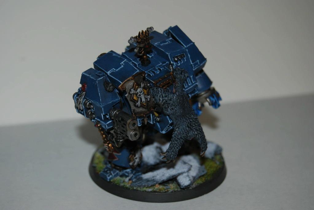 Dreadnought, Space Marines, Space Wolves, Winter Base