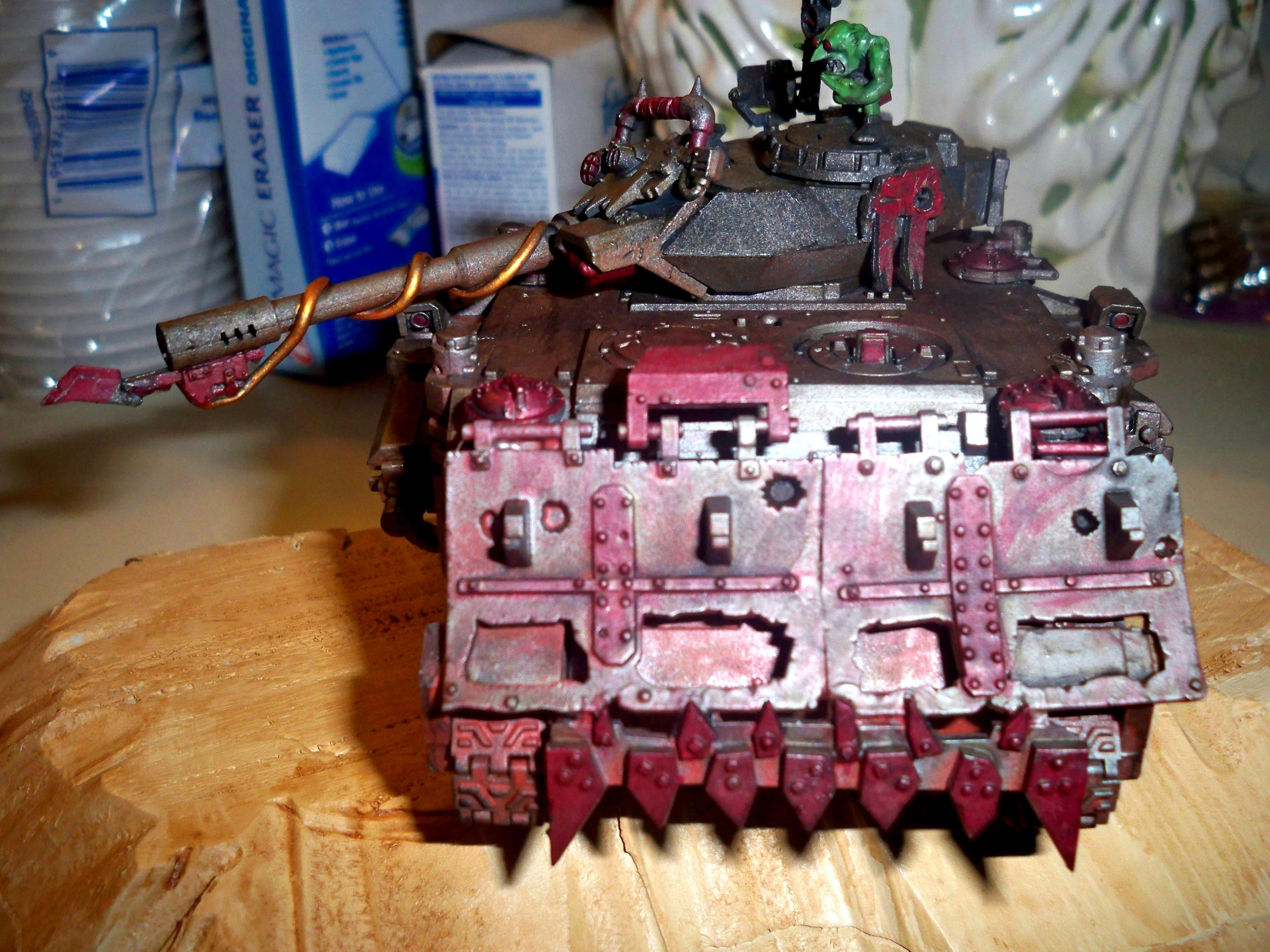 Looted, Looted Wagon W/ Skorcha, Orks, Wagon, Work In Progress