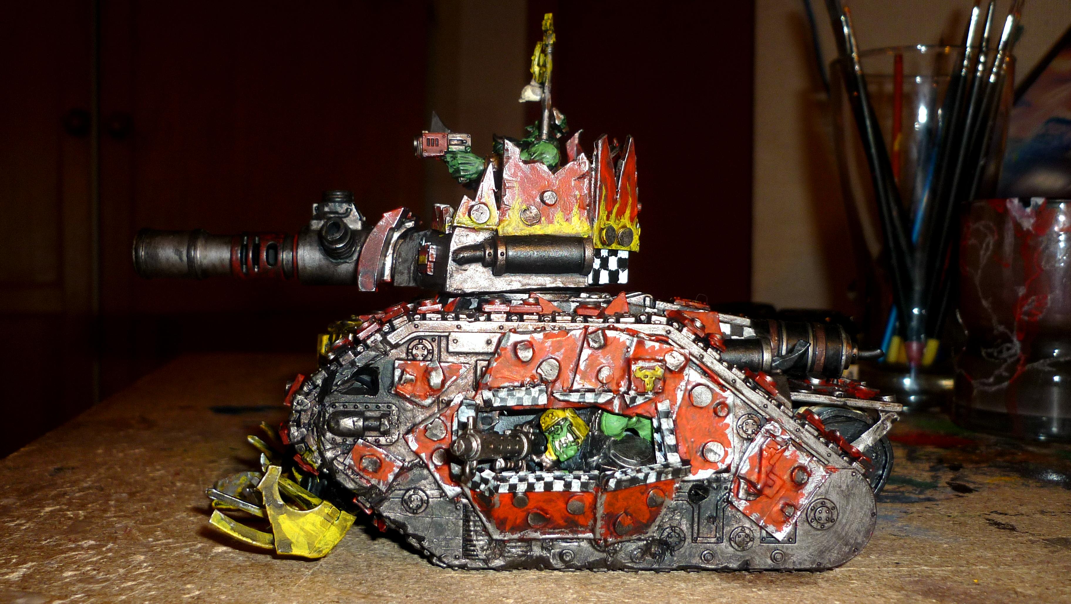 Ork Looted Wagon Leman Russ Canon - WIP_Side_Wagon - Gallery - DakkaDakka