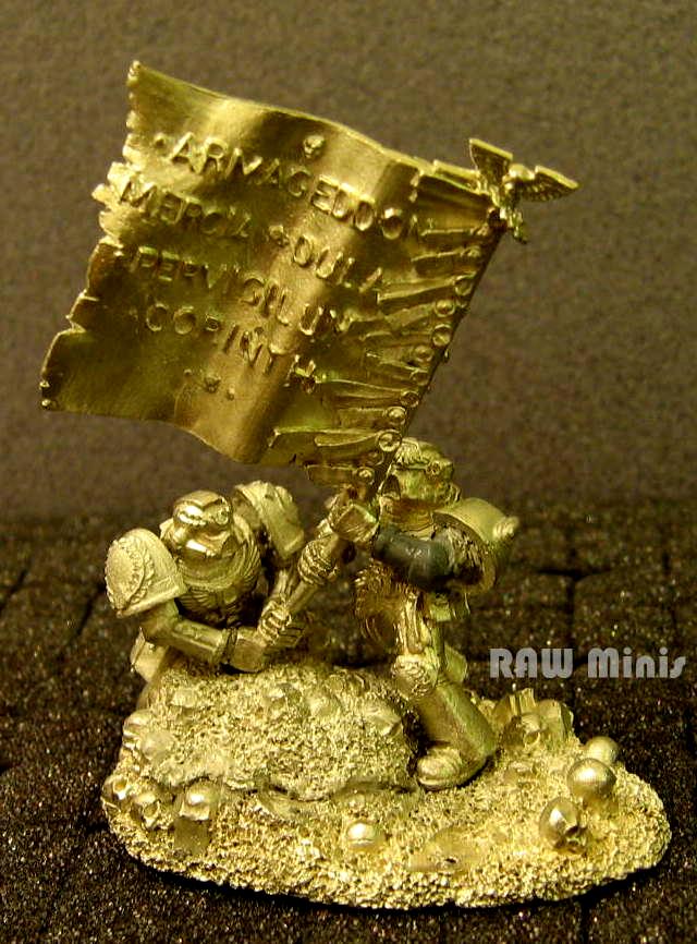 Conversion, Diorama, Imperial, Iwo Jima, Space Marines