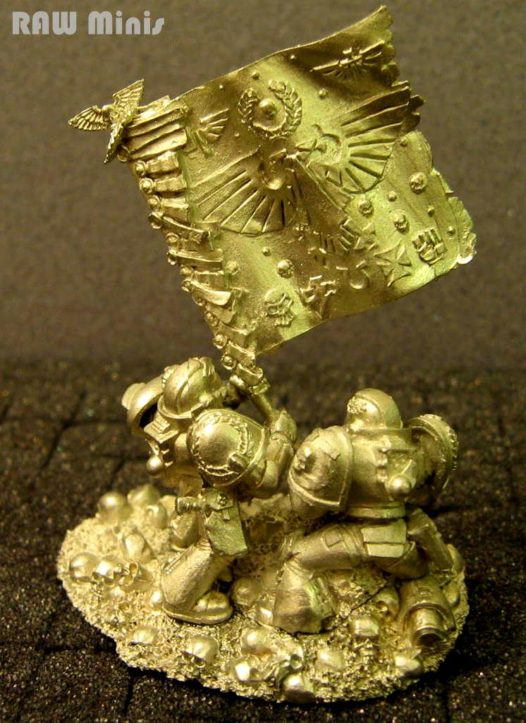 Conversion, Diorama, Imperial, Iwo Jima, Space Marines