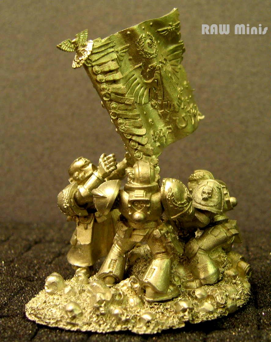 Conversion, Diorama, Imperial, Iwo Jima, Space Marines