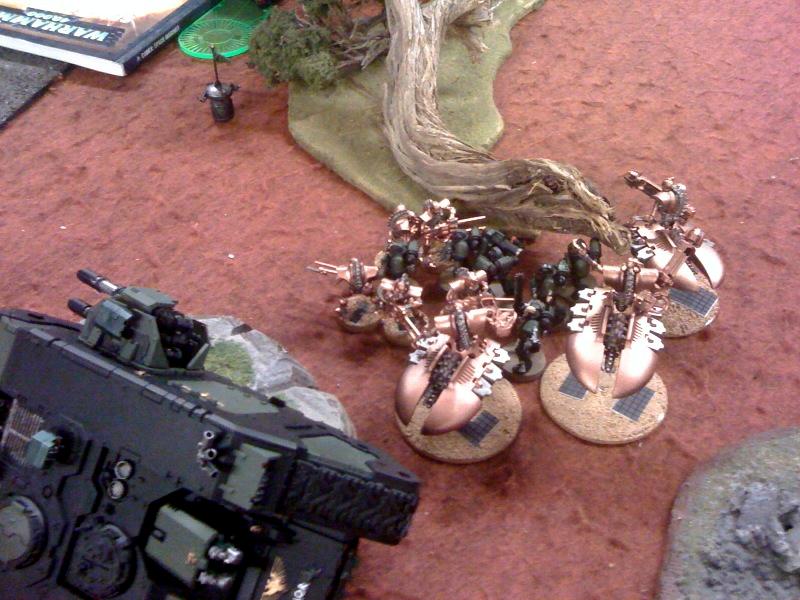 Battle Reoport, Necrons, Space Marines