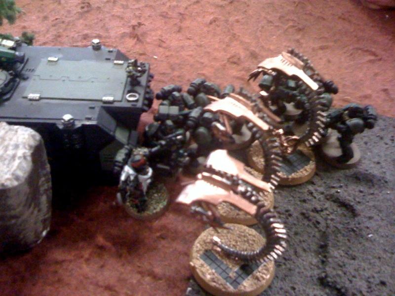 Battle Reoport, Necrons, Space Marines