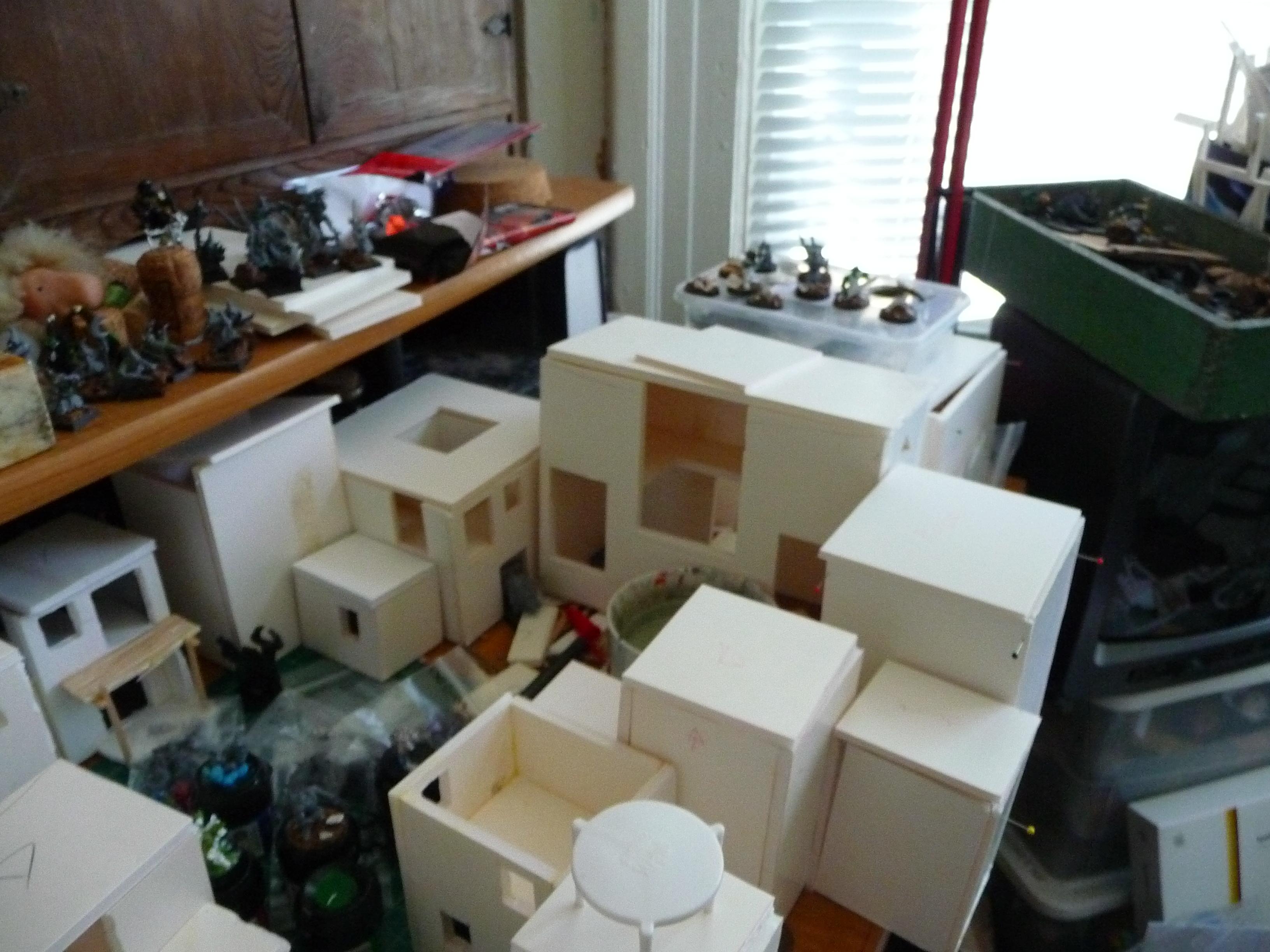 The Last two buildings in place!