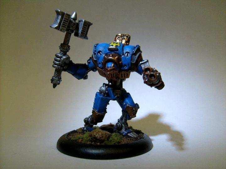 Blue, Charger, Cygnar, Warmachine