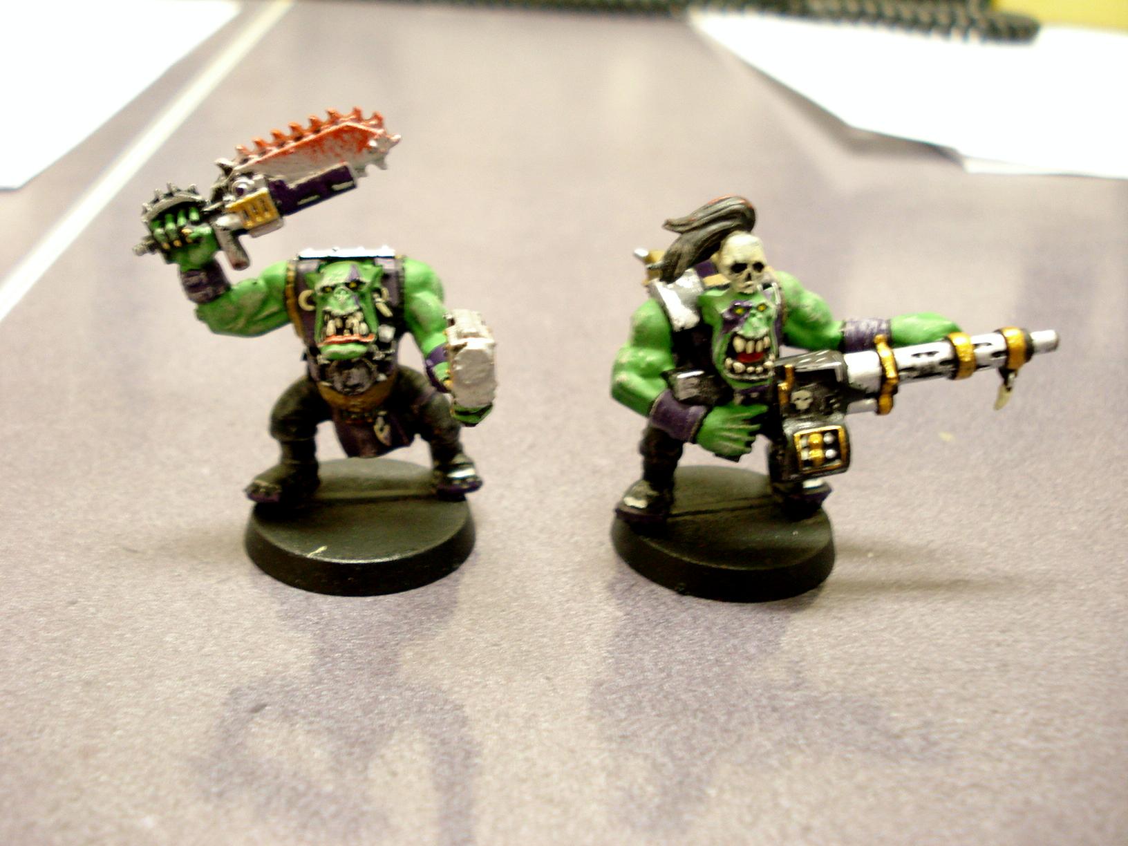 Ork Boyz, Orks, Ork Slugga Boy and Big Shoota Boy