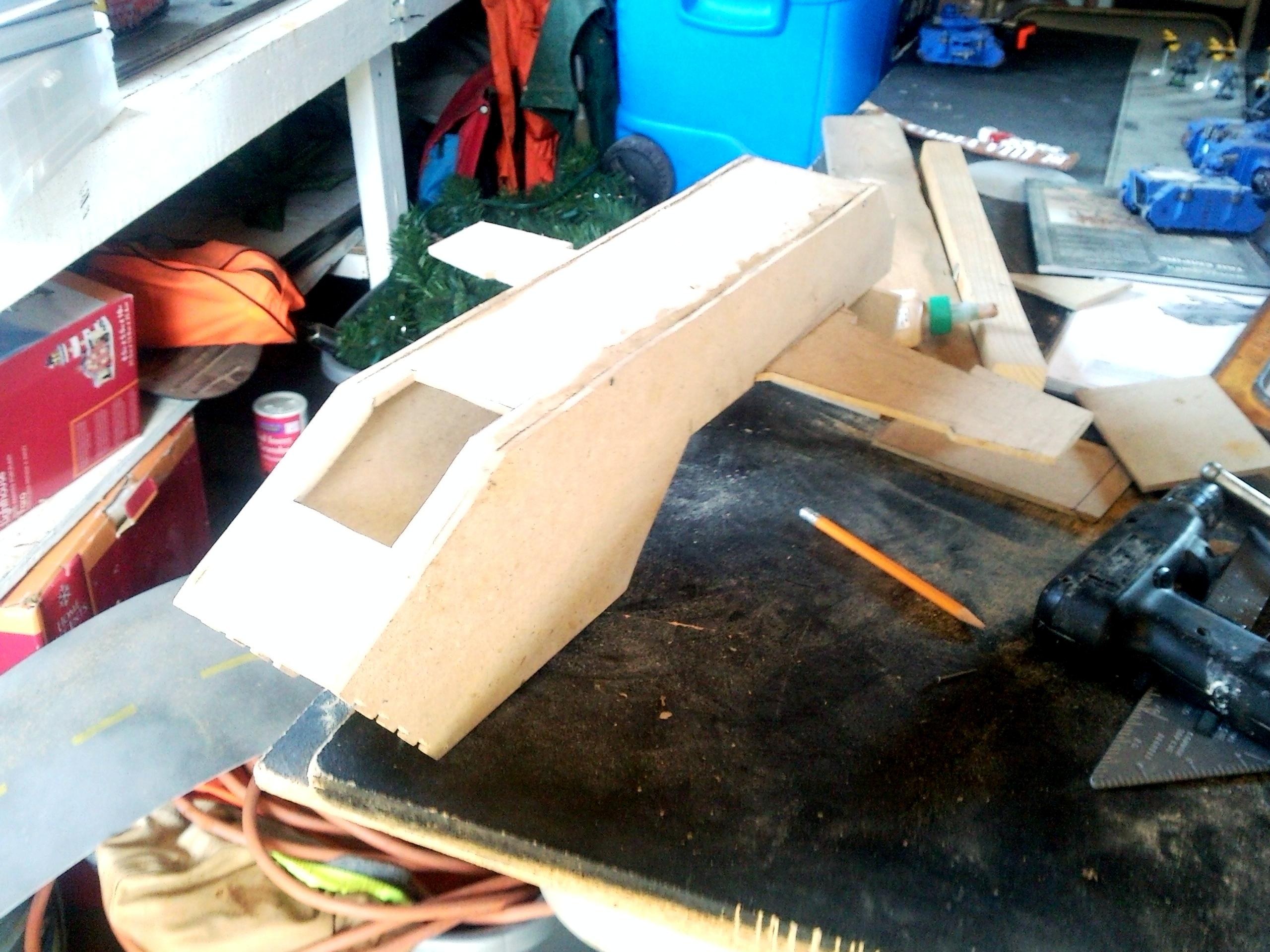 Gunship, Scratch Build, Space Marines, Thunderhawk