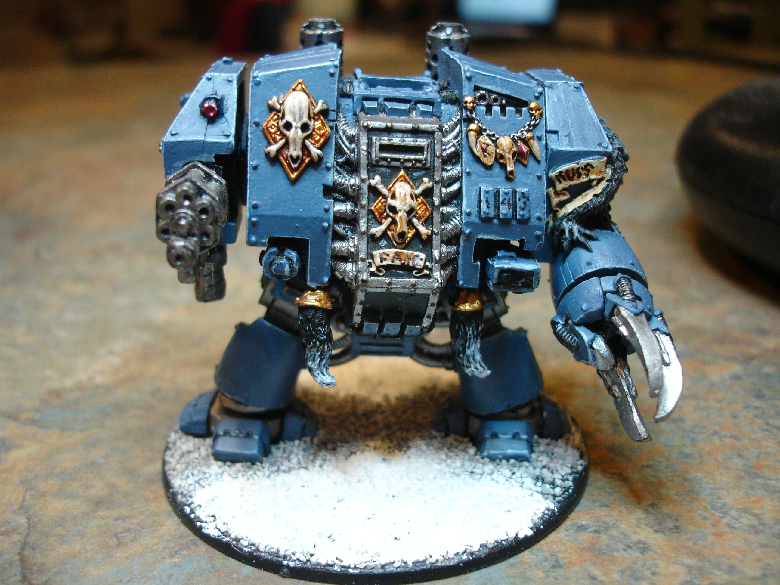 Dreadnought, Space Marines, Space Wolves