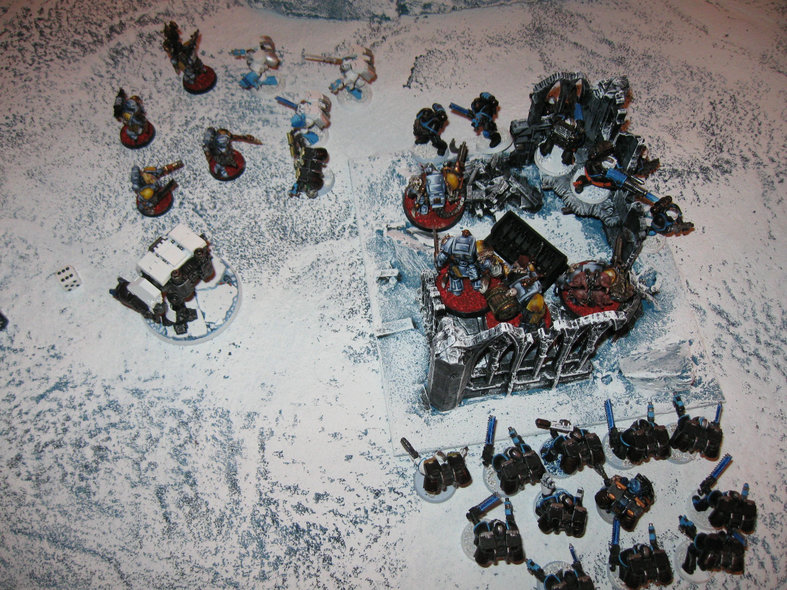 Battle, Ice Angels, Space Wolves, Warhammer 40,000