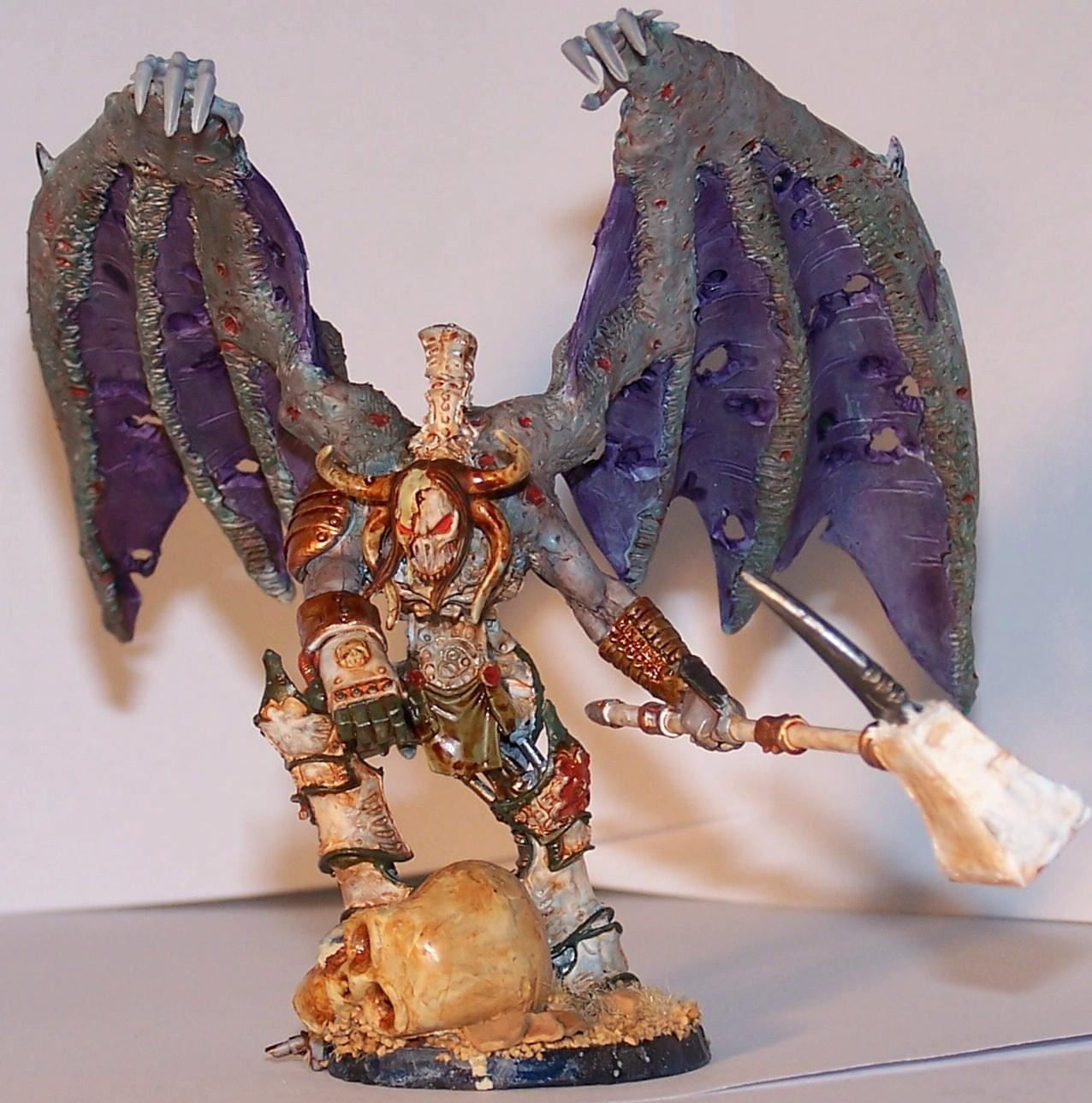 Black Hand, Chaos, Chaos Space Marines, Daemon Prince, Nurgle, Silvermk2, Warhammer 40,000