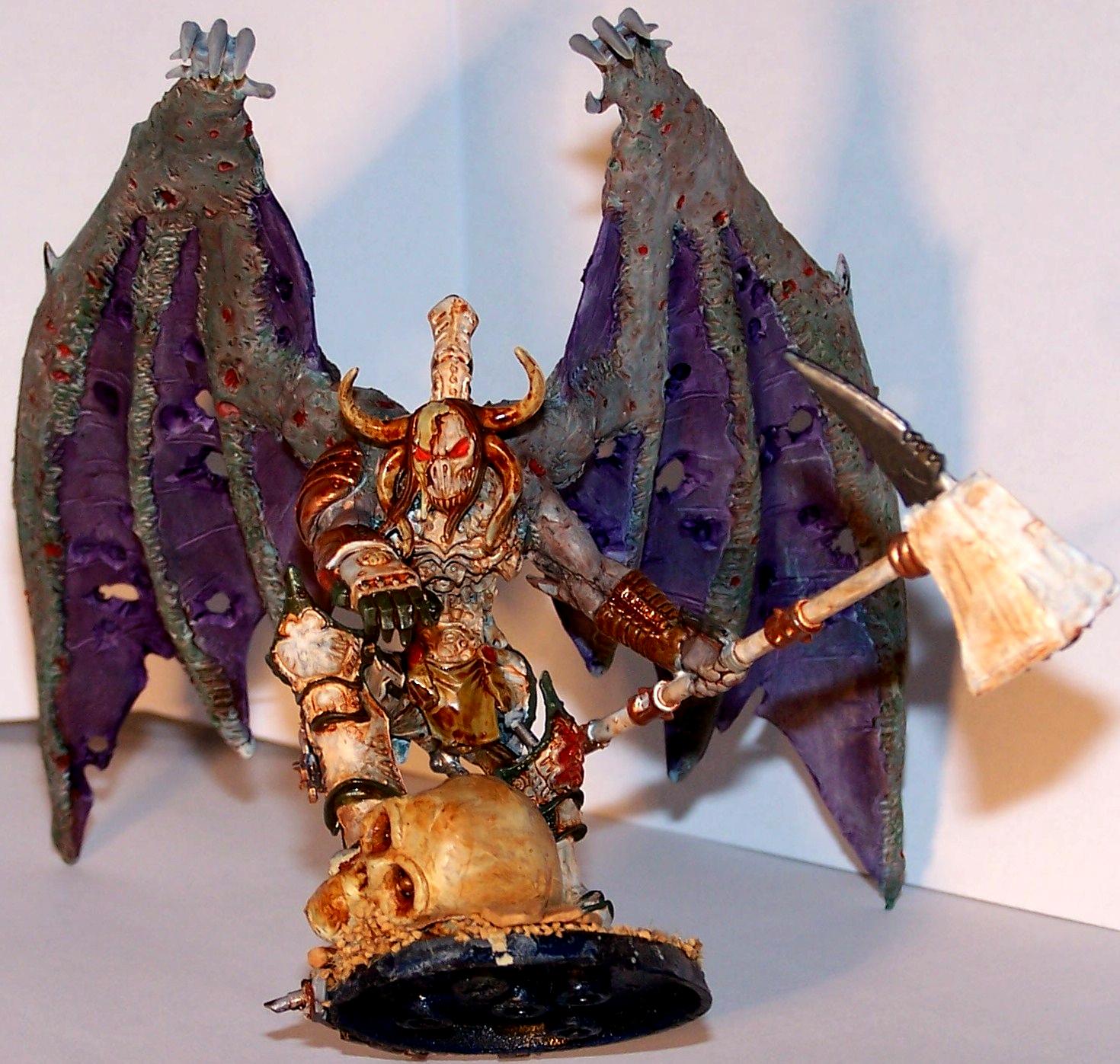 Black Hand, Chaos, Chaos Space Marines, Daemon Prince, Nurgle, Silvermk2, Warhammer 40,000