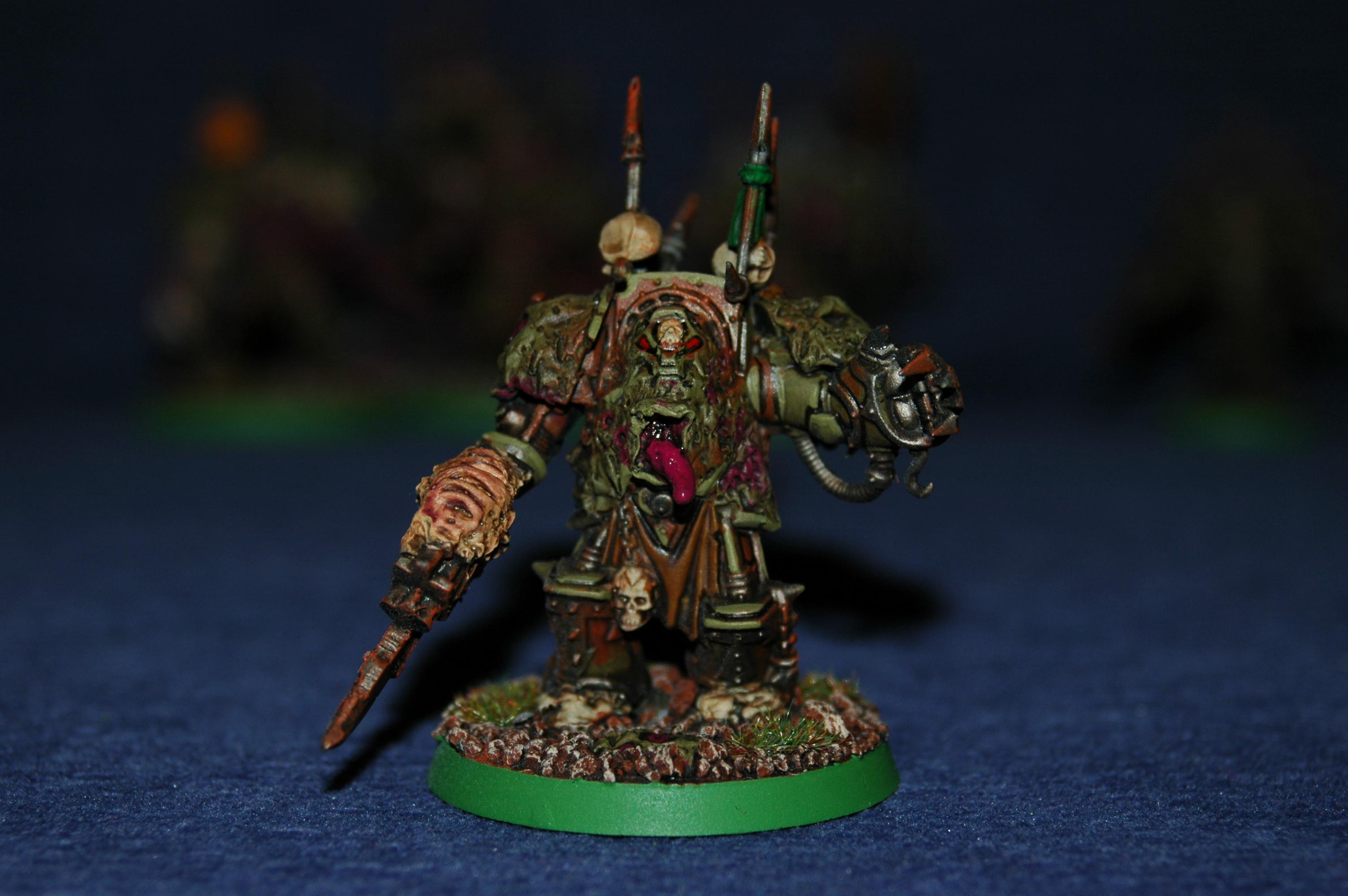 Chaos Space Marines, Death Guard, Nurgle, Terminator Armor, Warhammer 40,000