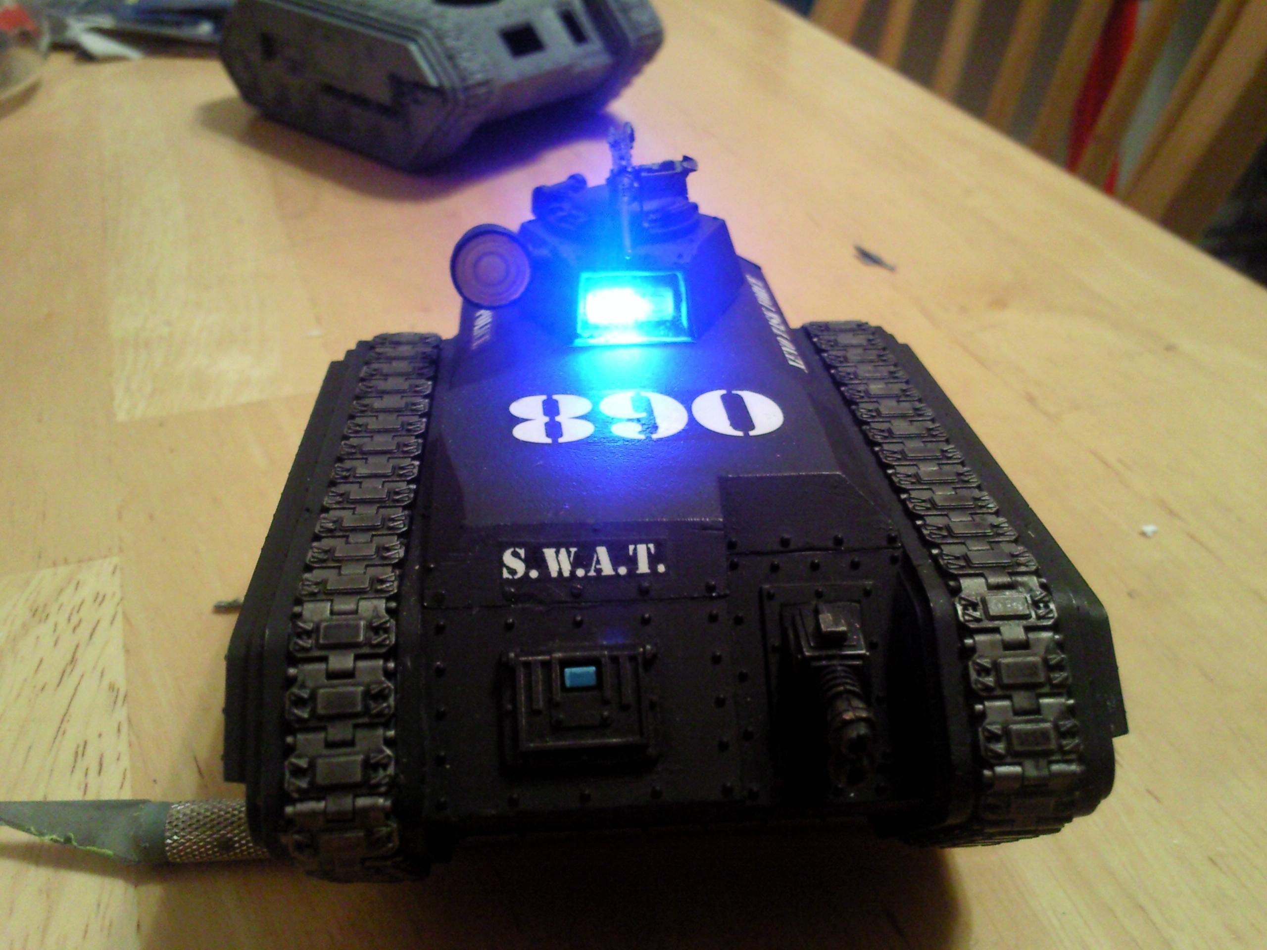 Adeptus Arbites, Chimera, Imperial Guard, LED, Swat